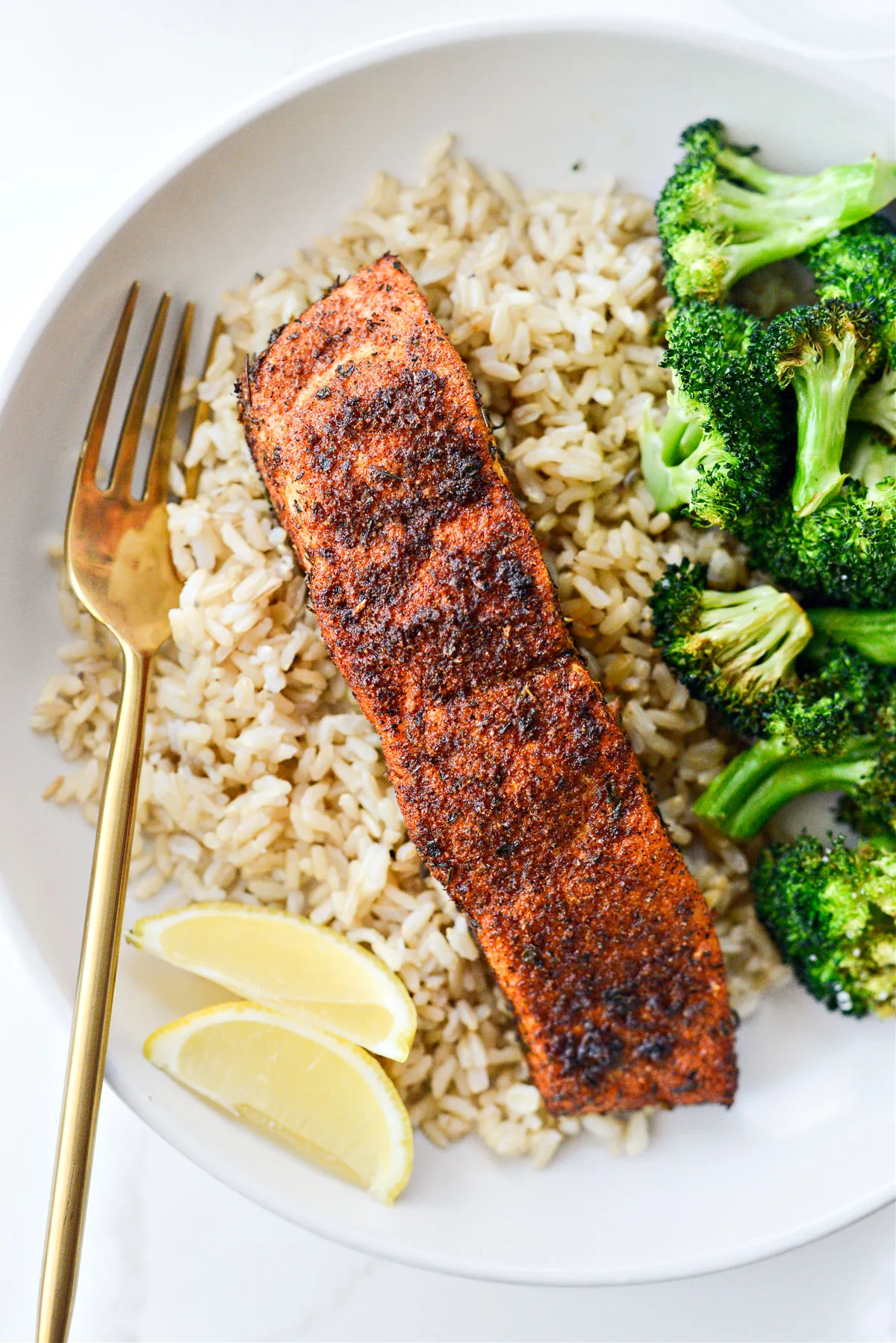 Air Fryer Blackened Salmon