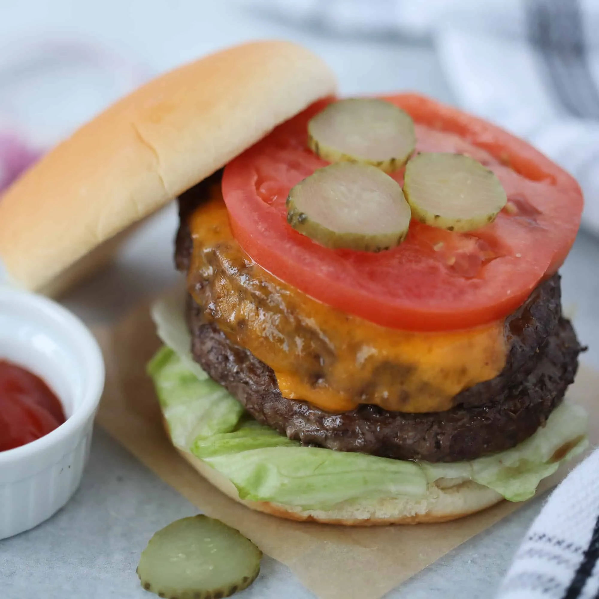 Air Fryer Frozen Burgers