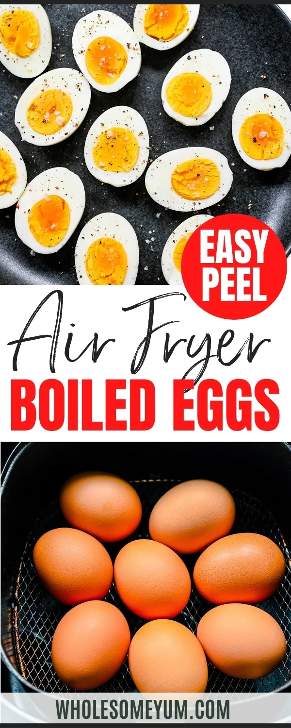 Air Fryer Hard Boiled Eggs Instructions