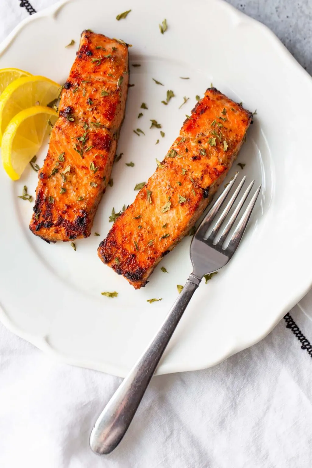 Air Fryer Honey Dijon Salmon