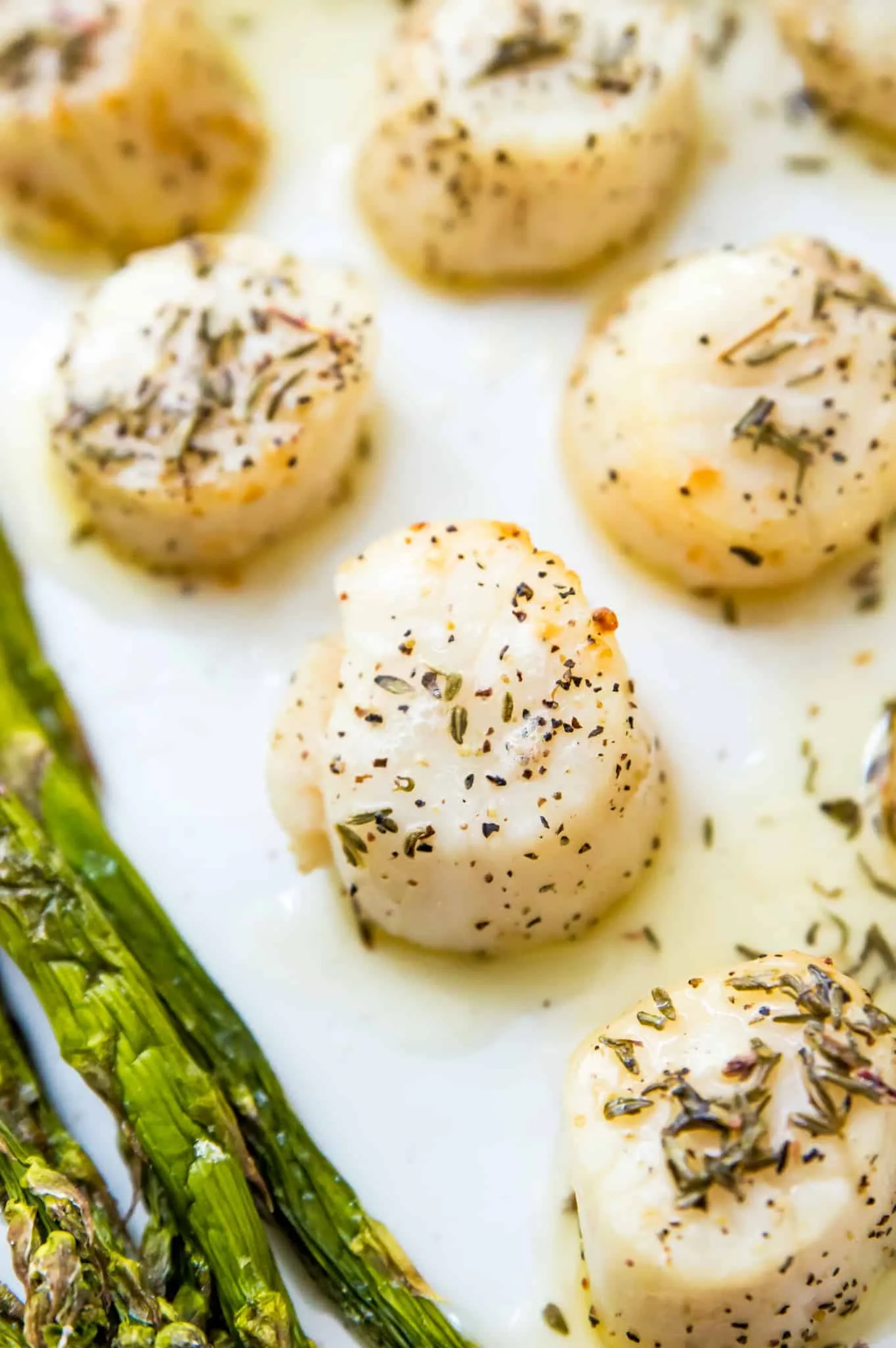 Air Fryer Lemon Butter Scallops