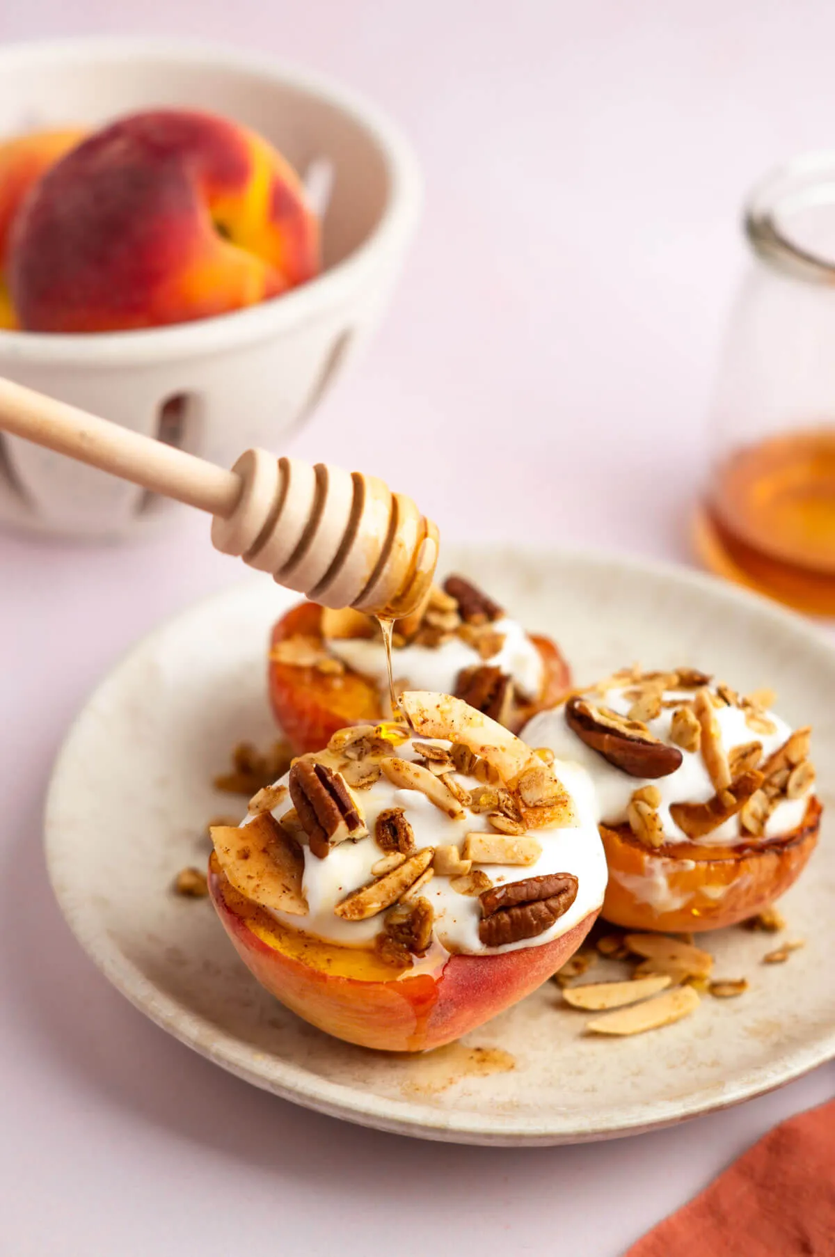 Air Fryer Peaches Extra Easy