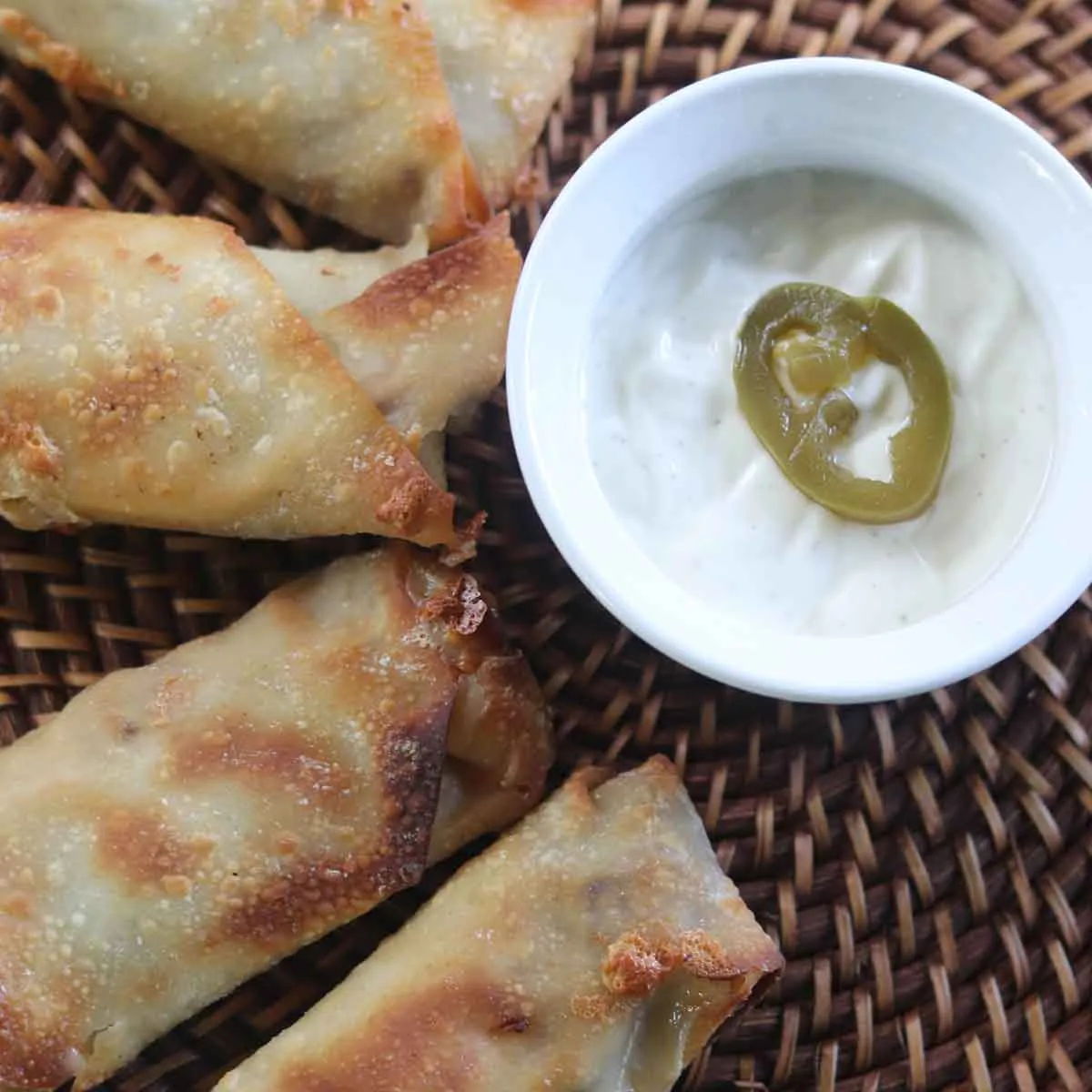 Air Fryer Philly Cheesesteak Egg Rolls