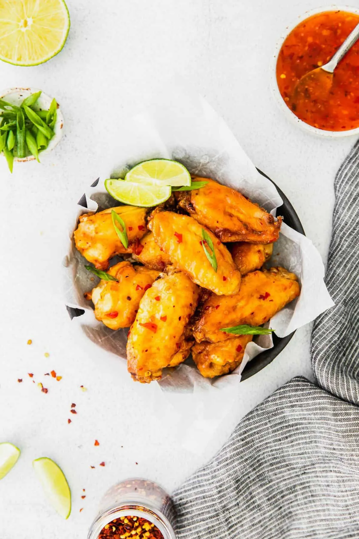 Air Fryer Sweet Chili Chicken Wings