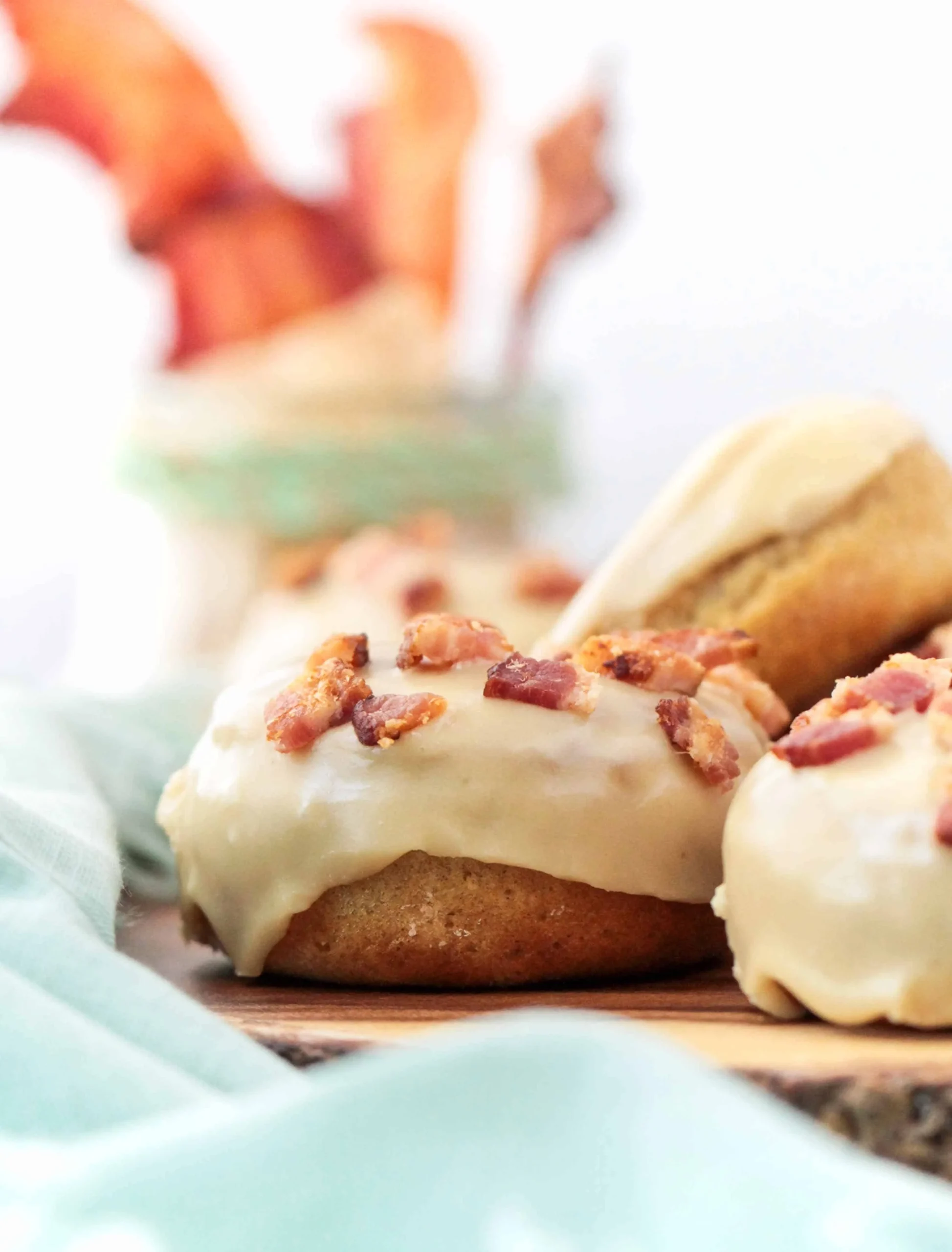 Airfryer Maple Bacon Donuts