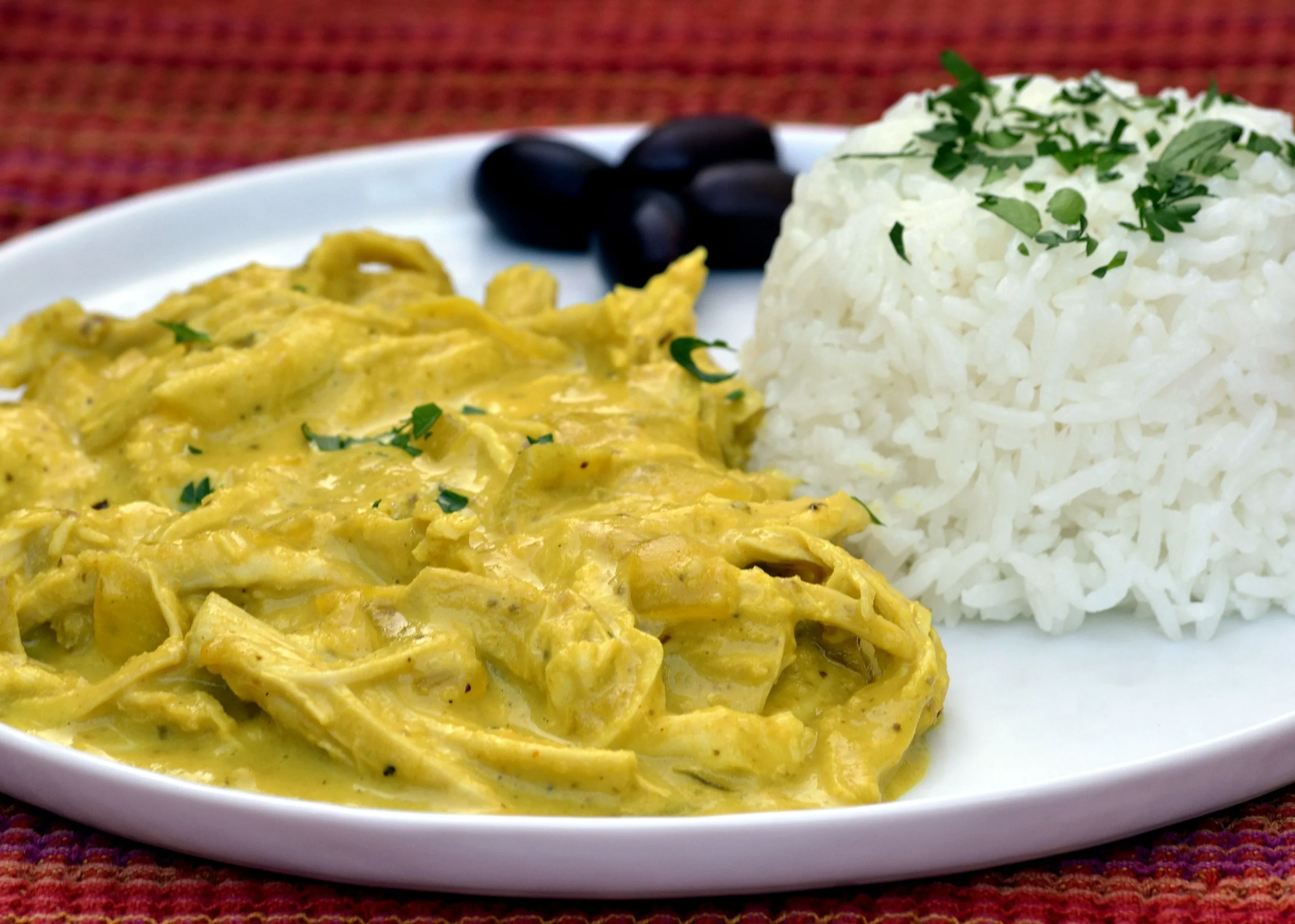 Aji de Gallina Chicken in a Spicy Sauce