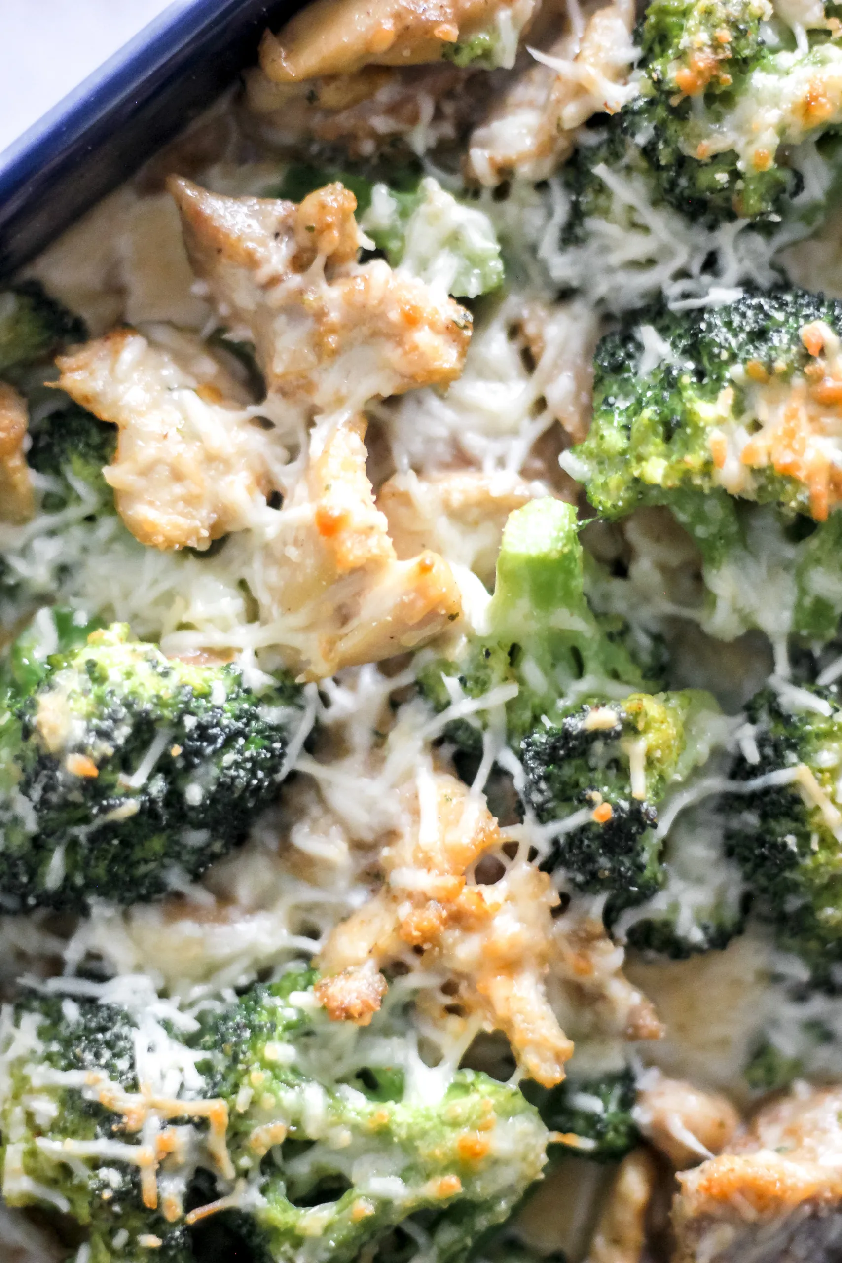 Alfredo Chicken Broccoli Bake