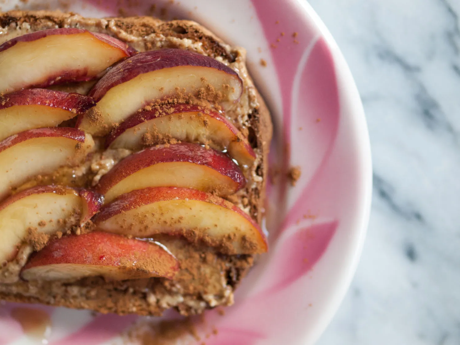 Almond Butter n Peach Toast