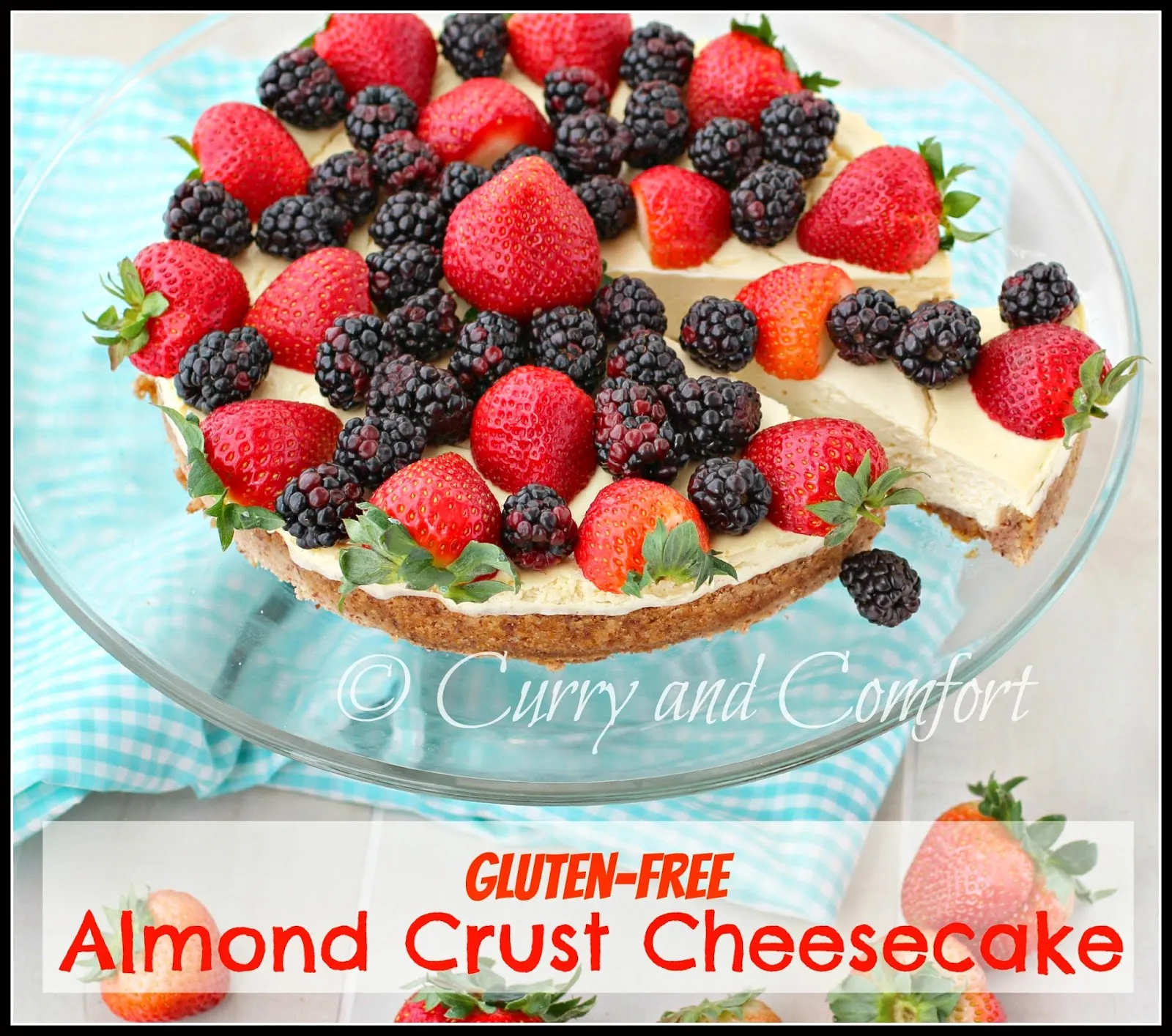 Almond Crusted Cheesecake