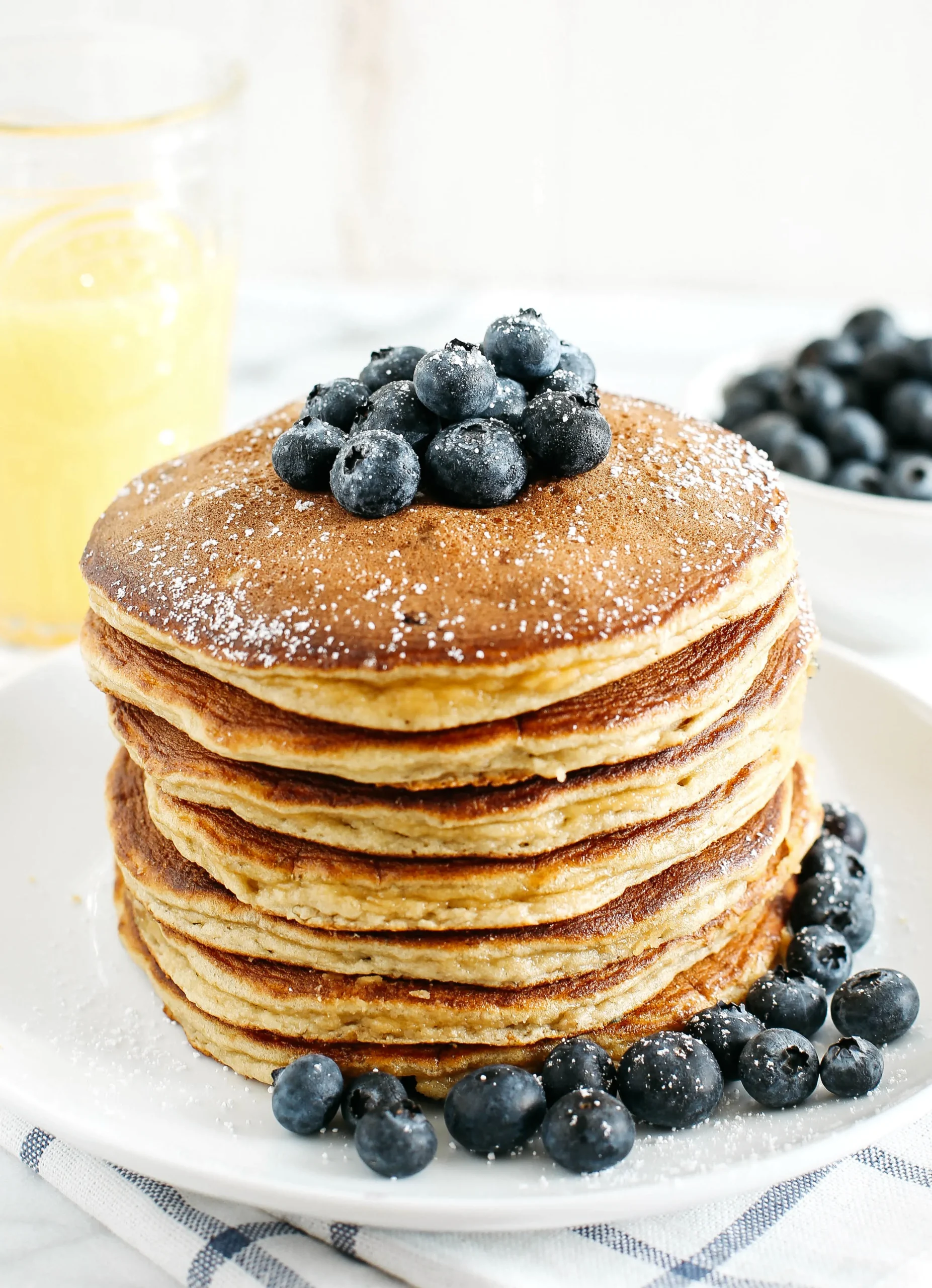 Almond Flour Blueberry Pancakes