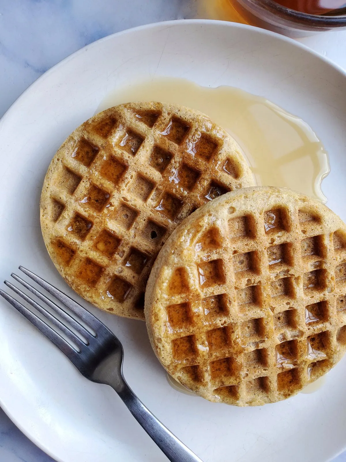 Almond Flour Yogurt Waffles Low Carb and Gluten Free