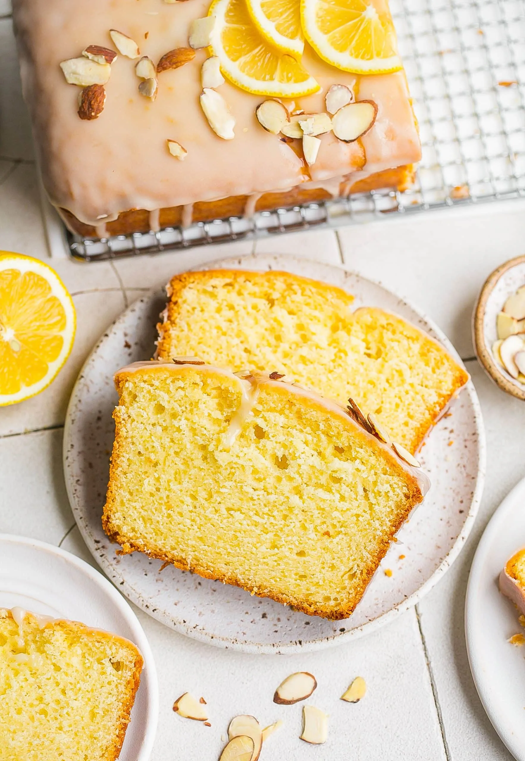 Almond Loaf Cake with Lemon