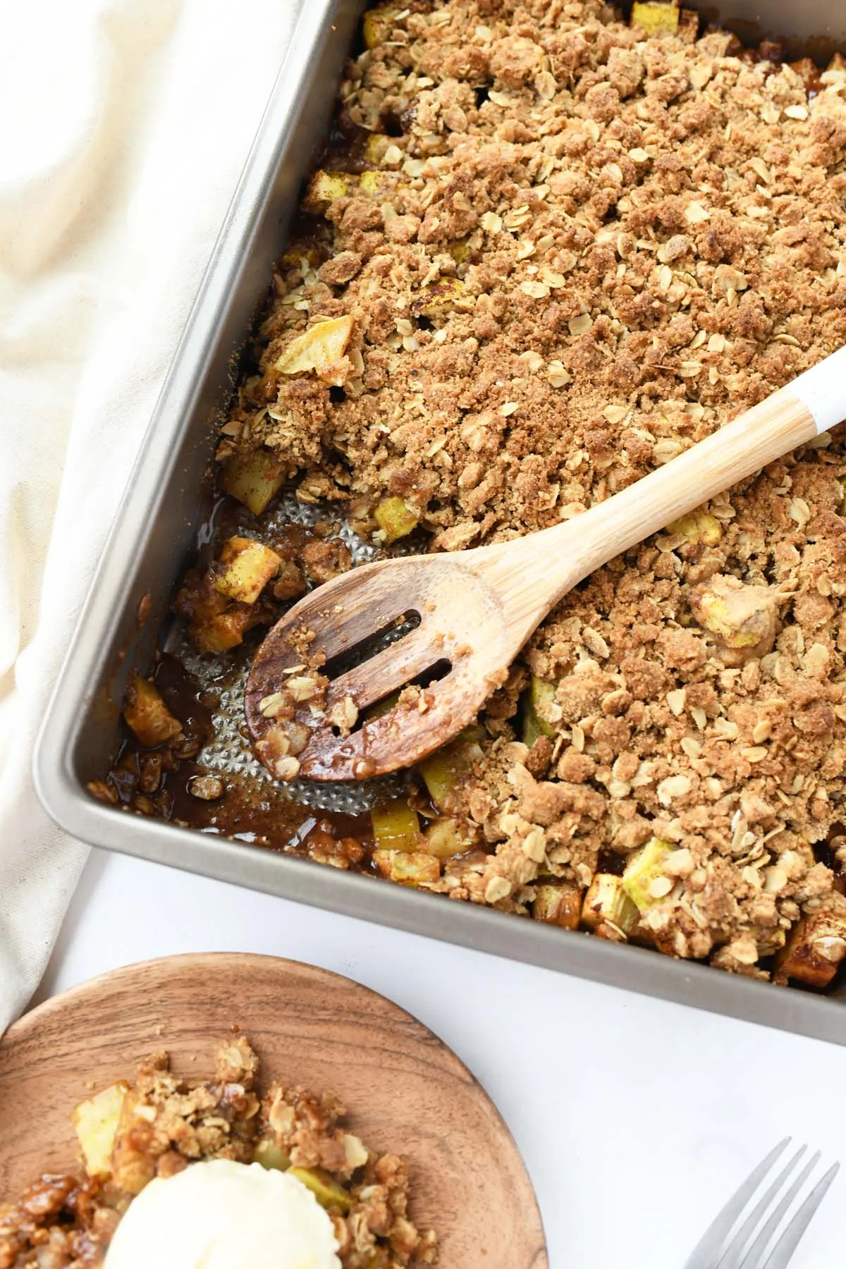Amazing Zucchini Crisp Apple Crisp