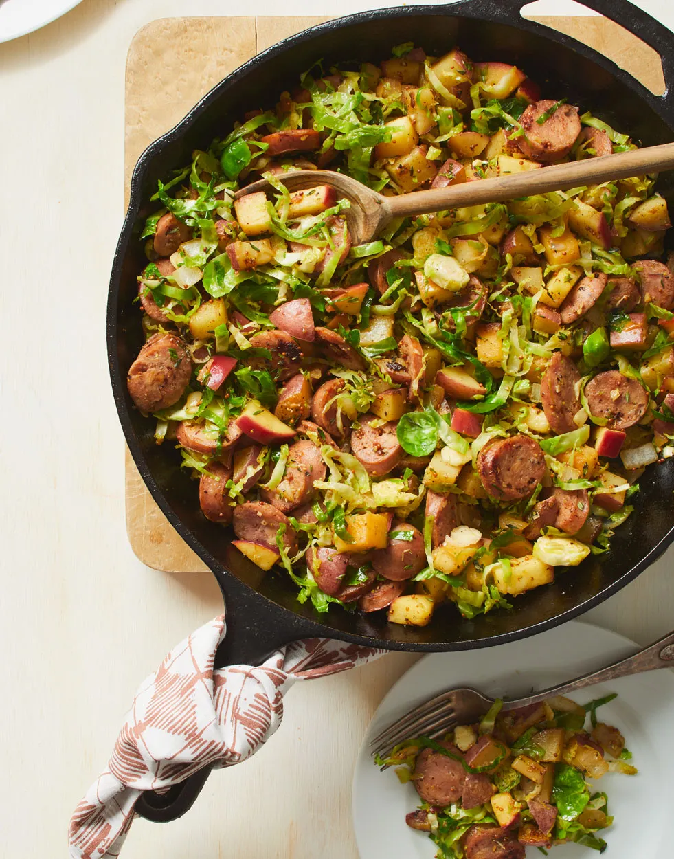 Apple Chicken Sausage Hash