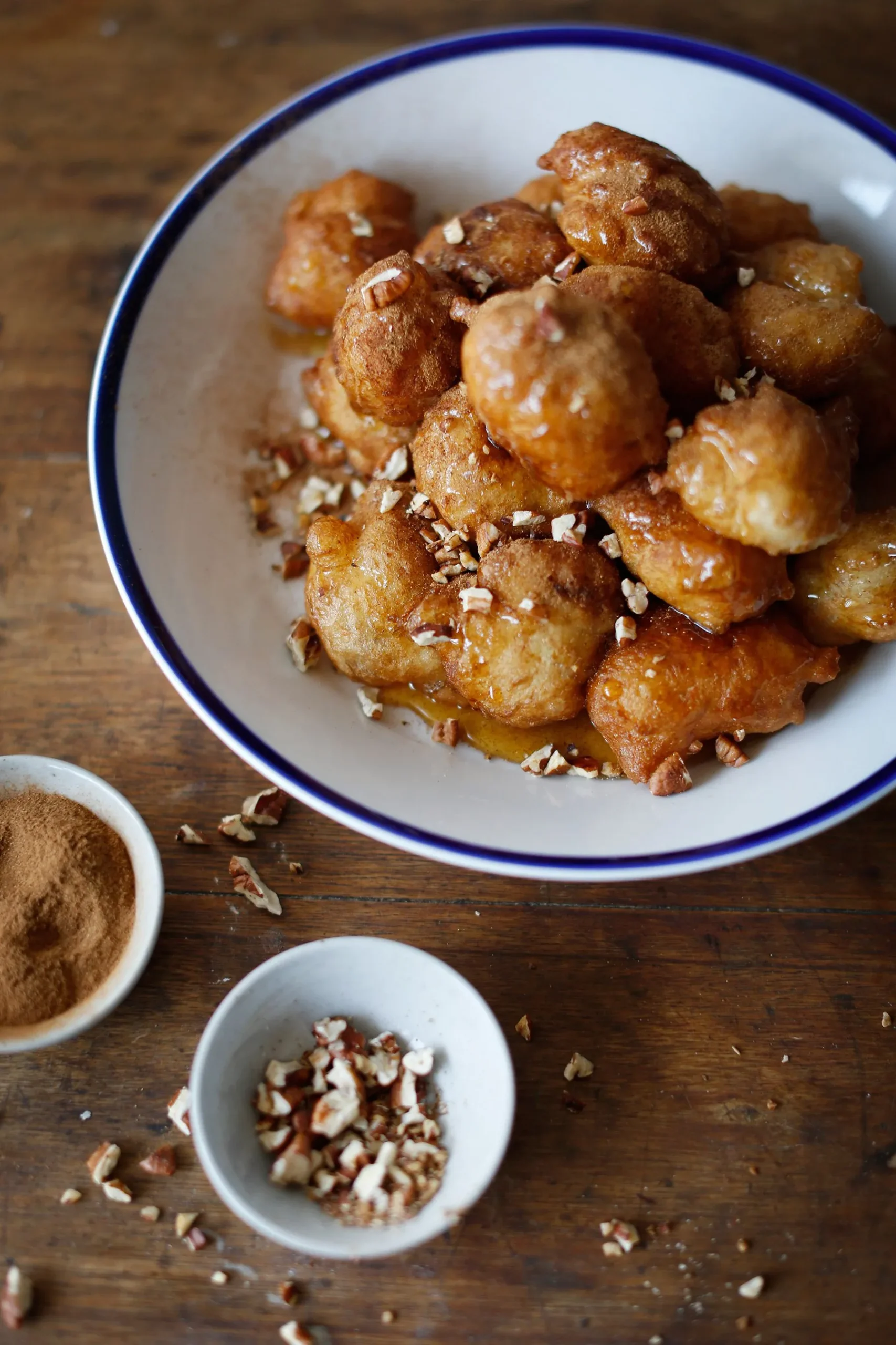 Apple Loukoumades Greek Style Apple Doughnuts