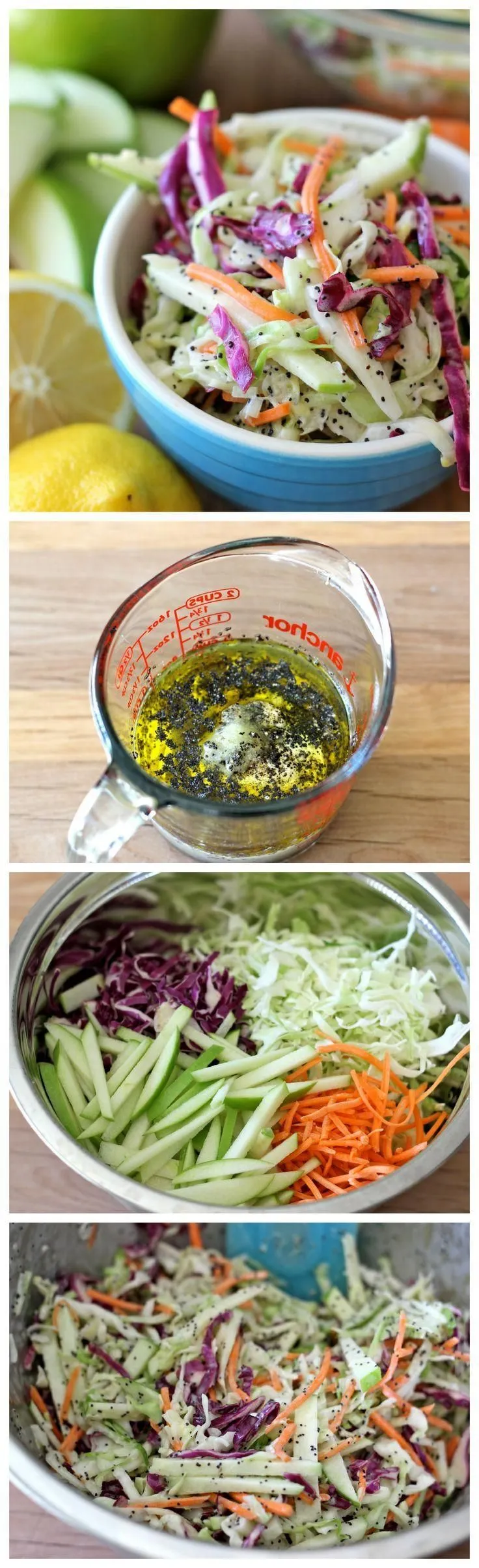 Apple Poppy Seed Coleslaw
