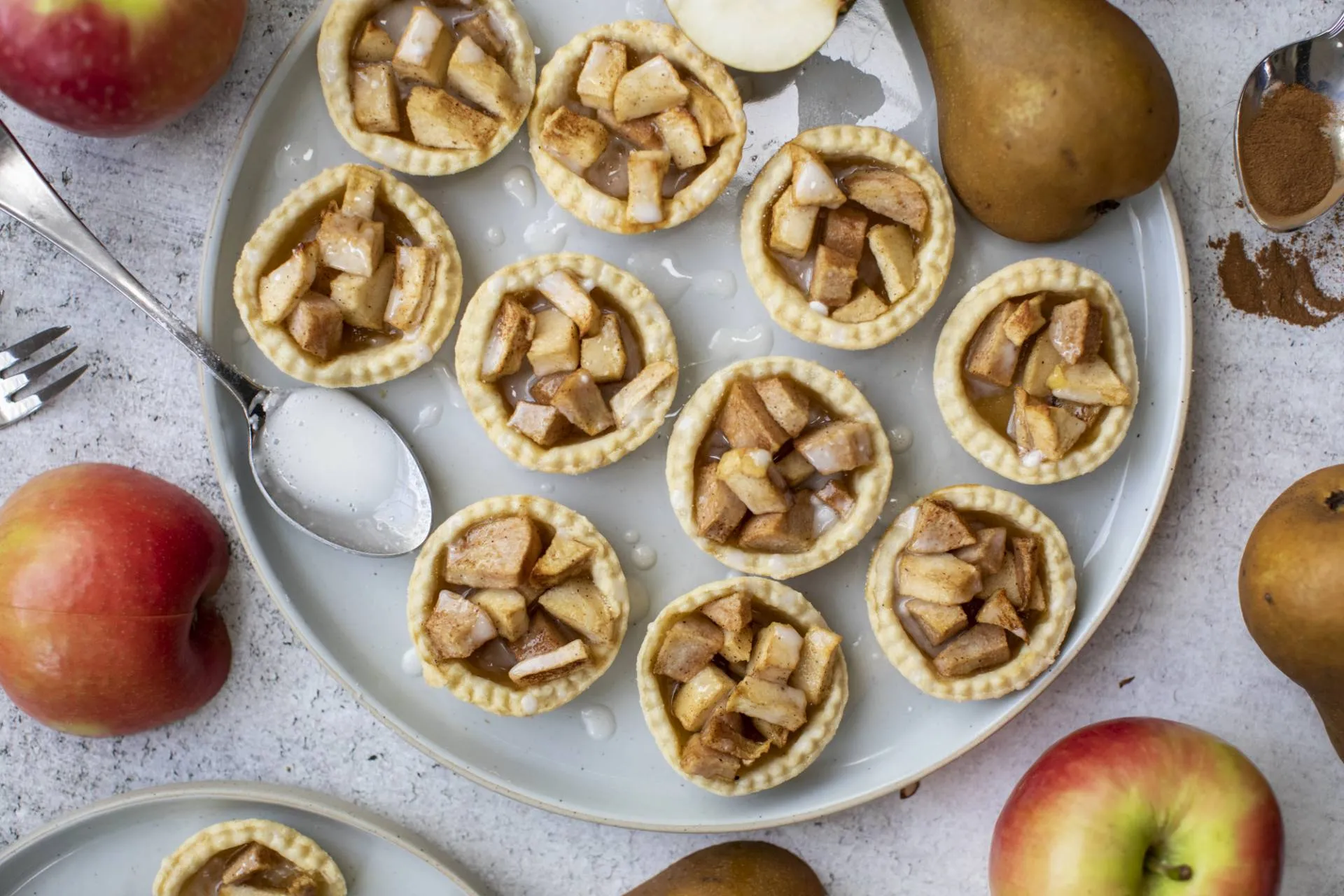 Apple and Pear Mini Pies