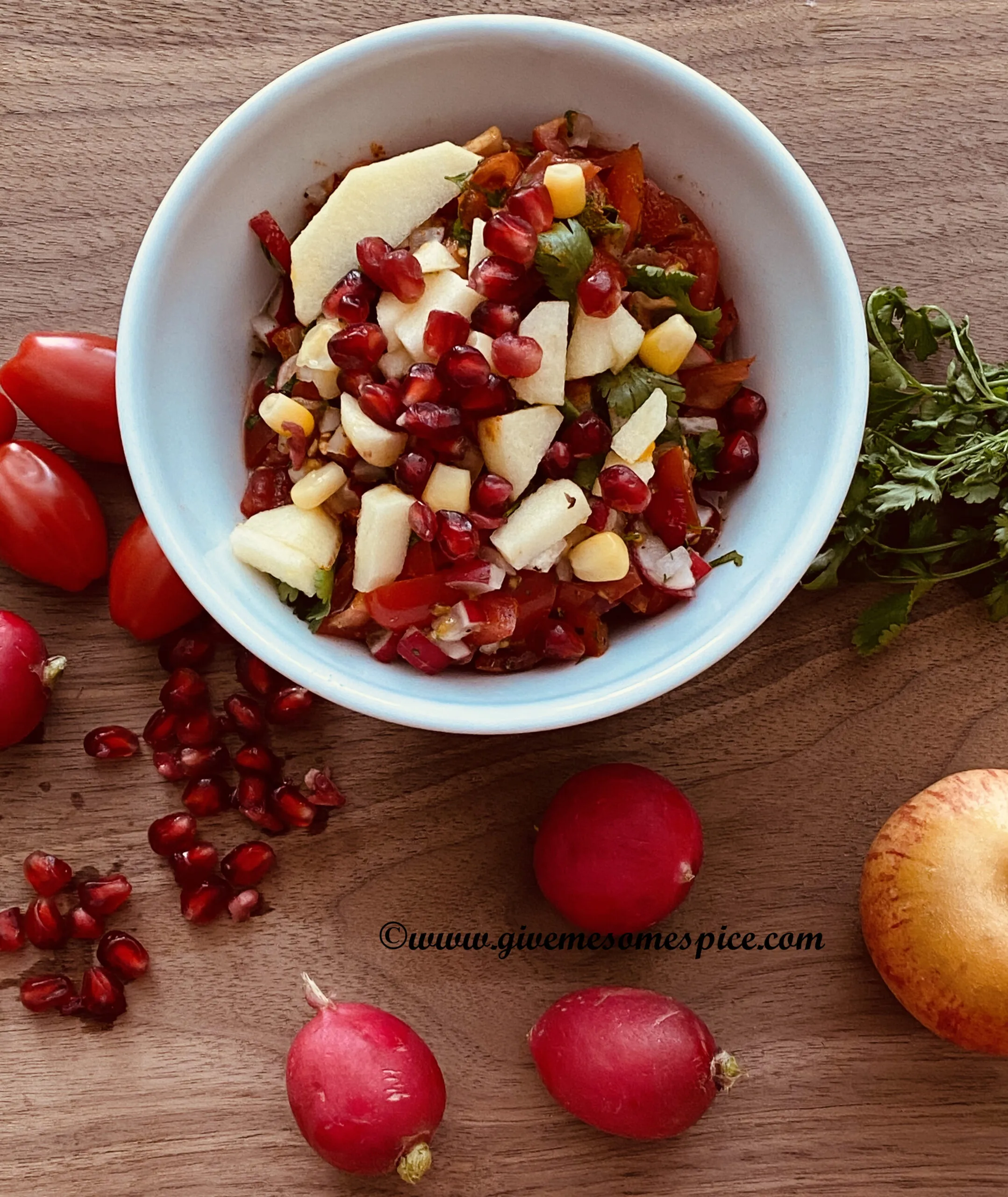 Apple and Pomegranate Salsa