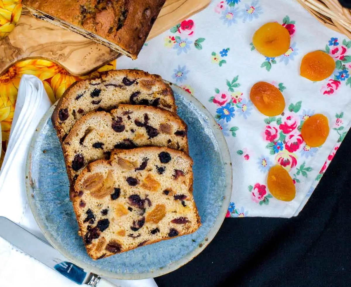 Apricot Almond Tea Bread