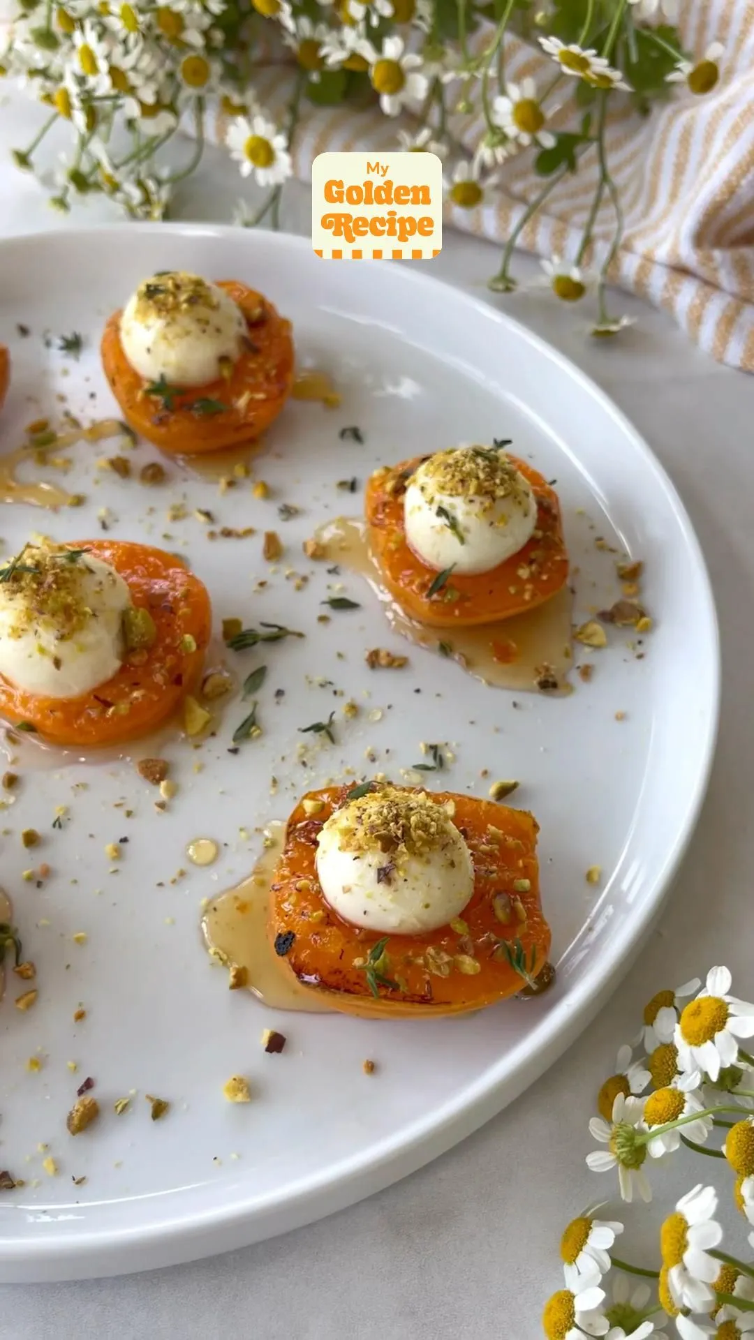 Apricot Goat Cheese Bites