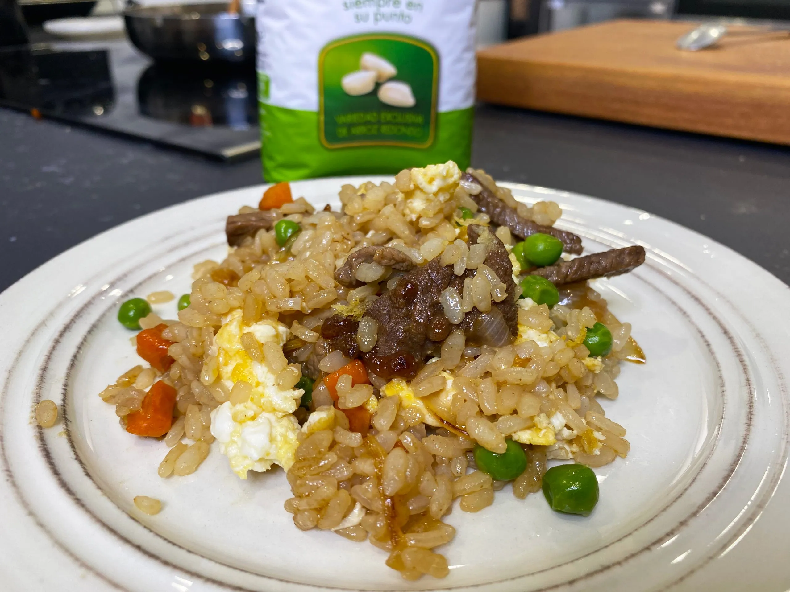 Arroz Frito con Ternera