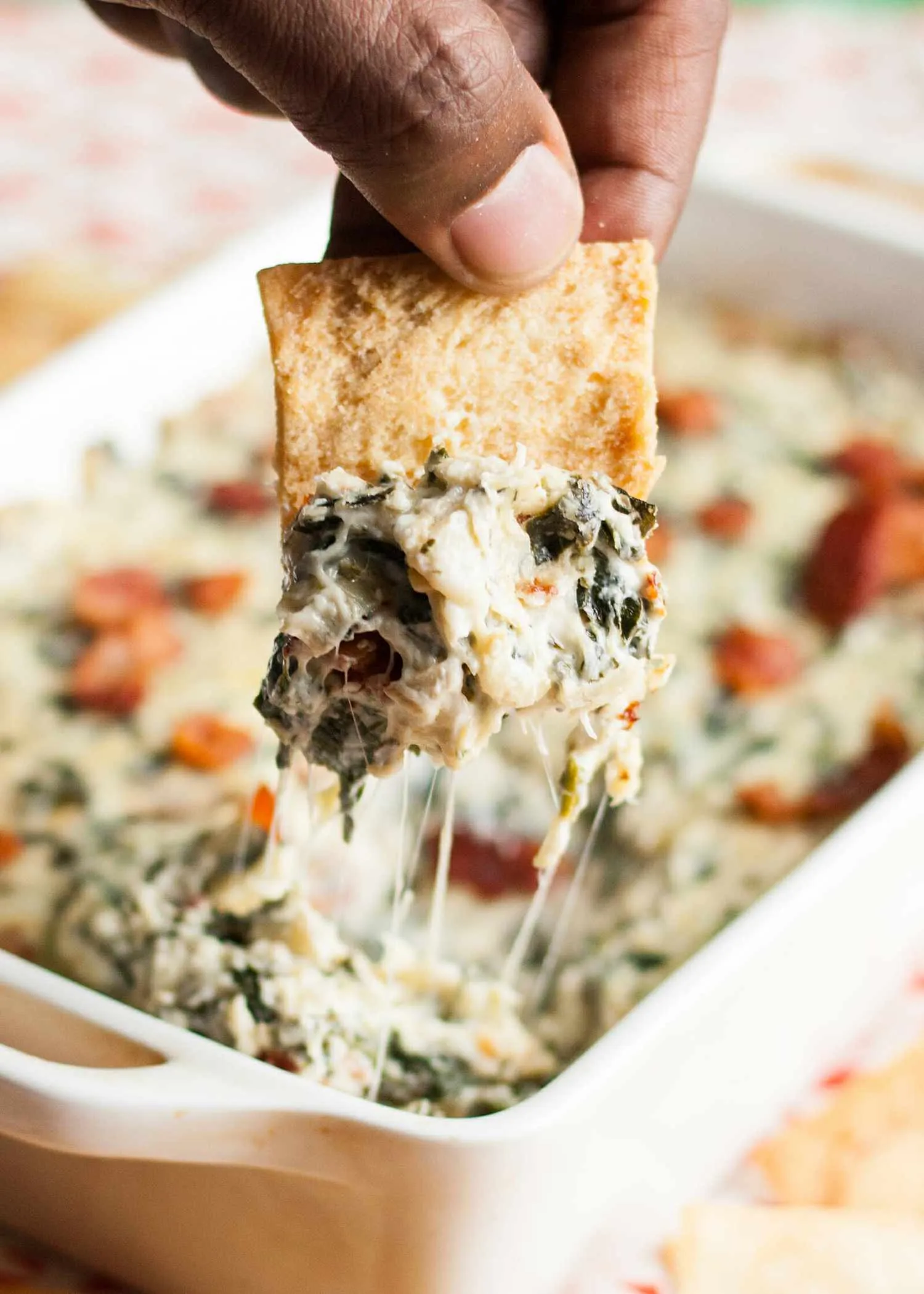 Artichoke Bacon Ranch Dip