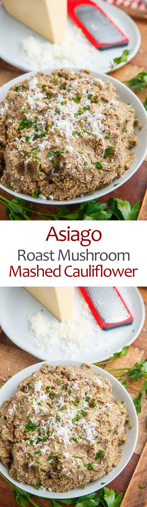 Asiago Roasted Mushroom Mashed