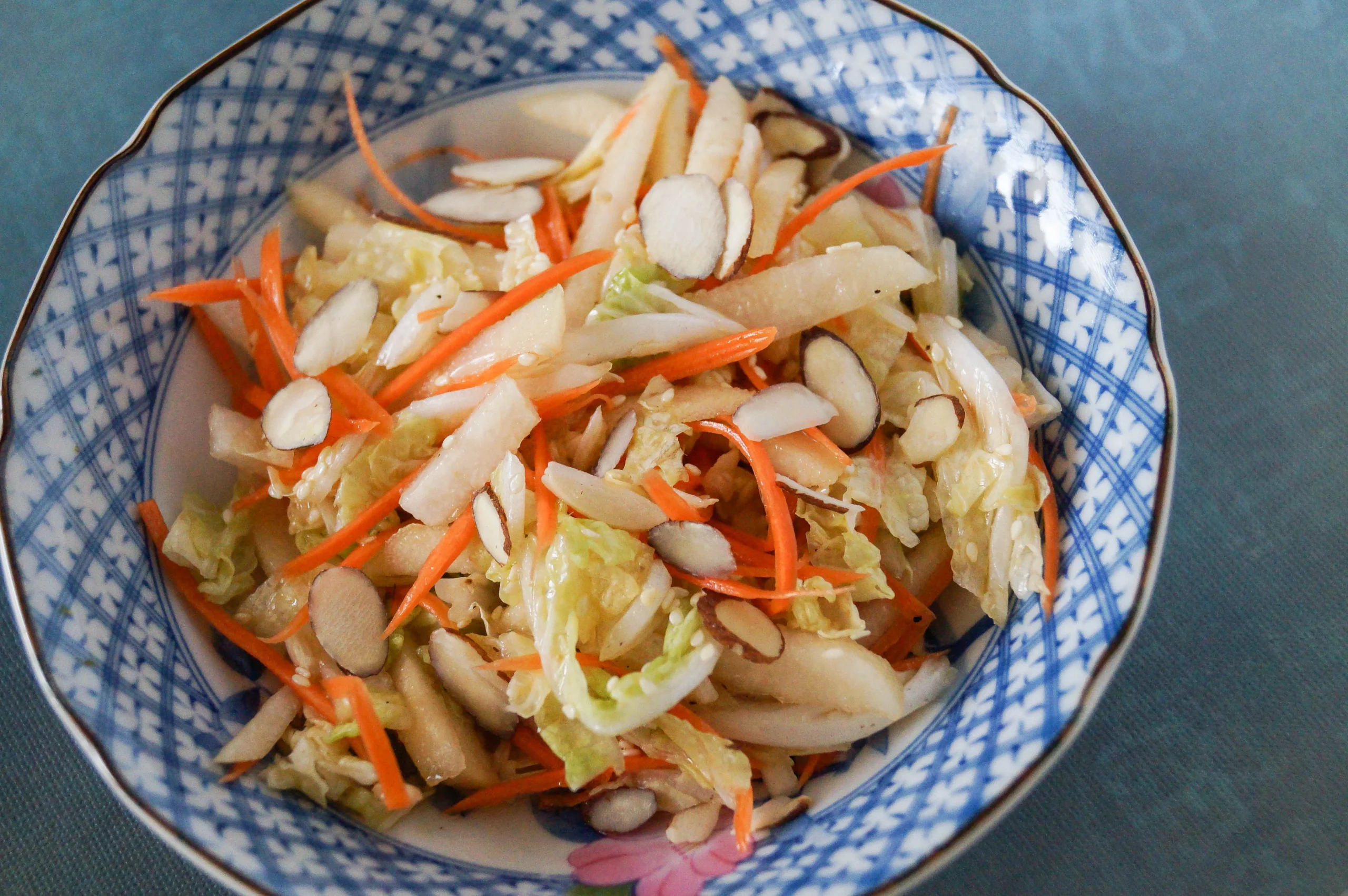 Asian Pear and Grape Cabbage Salad