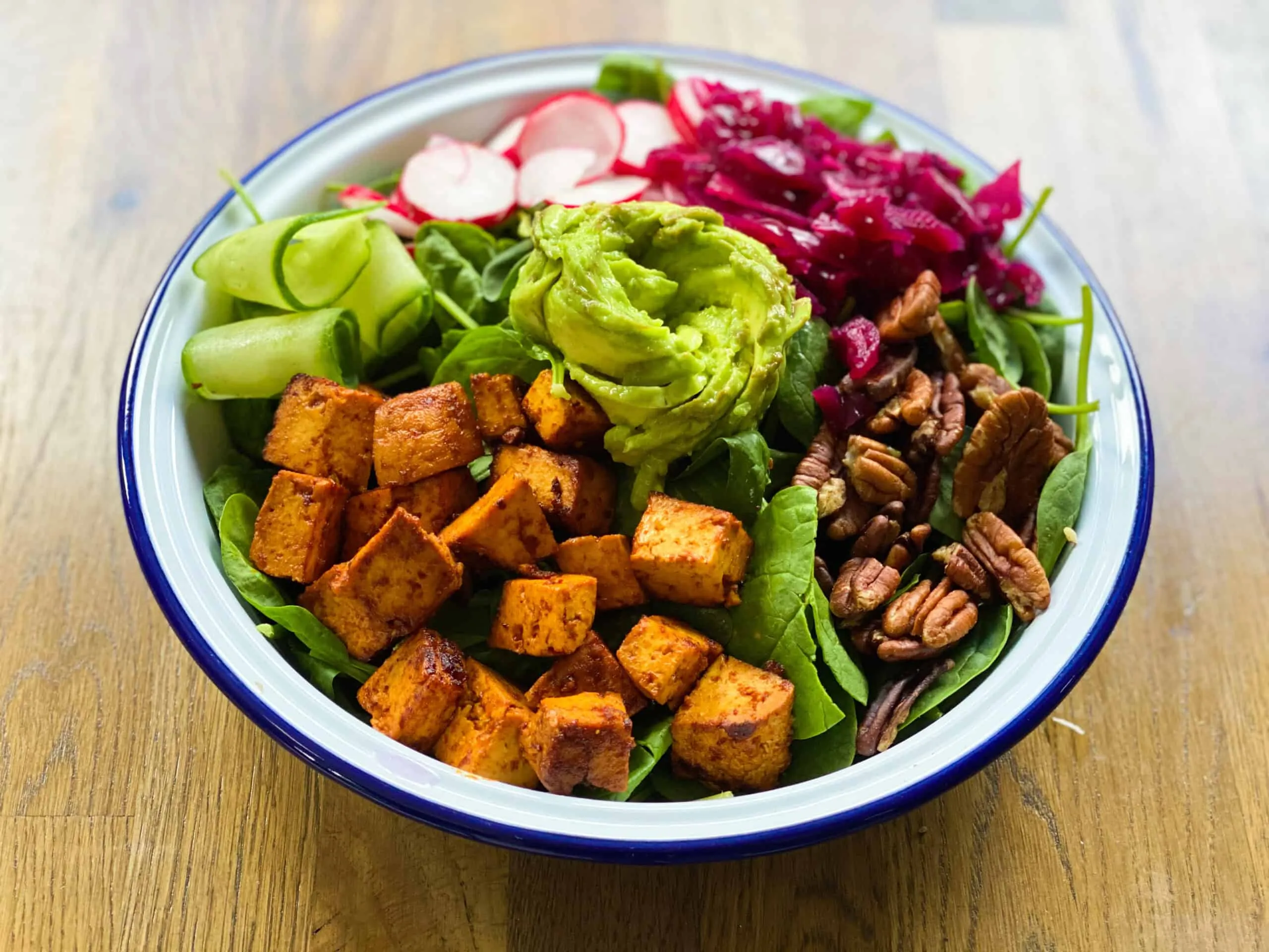 Asian Style Tofu Buddha Bowl