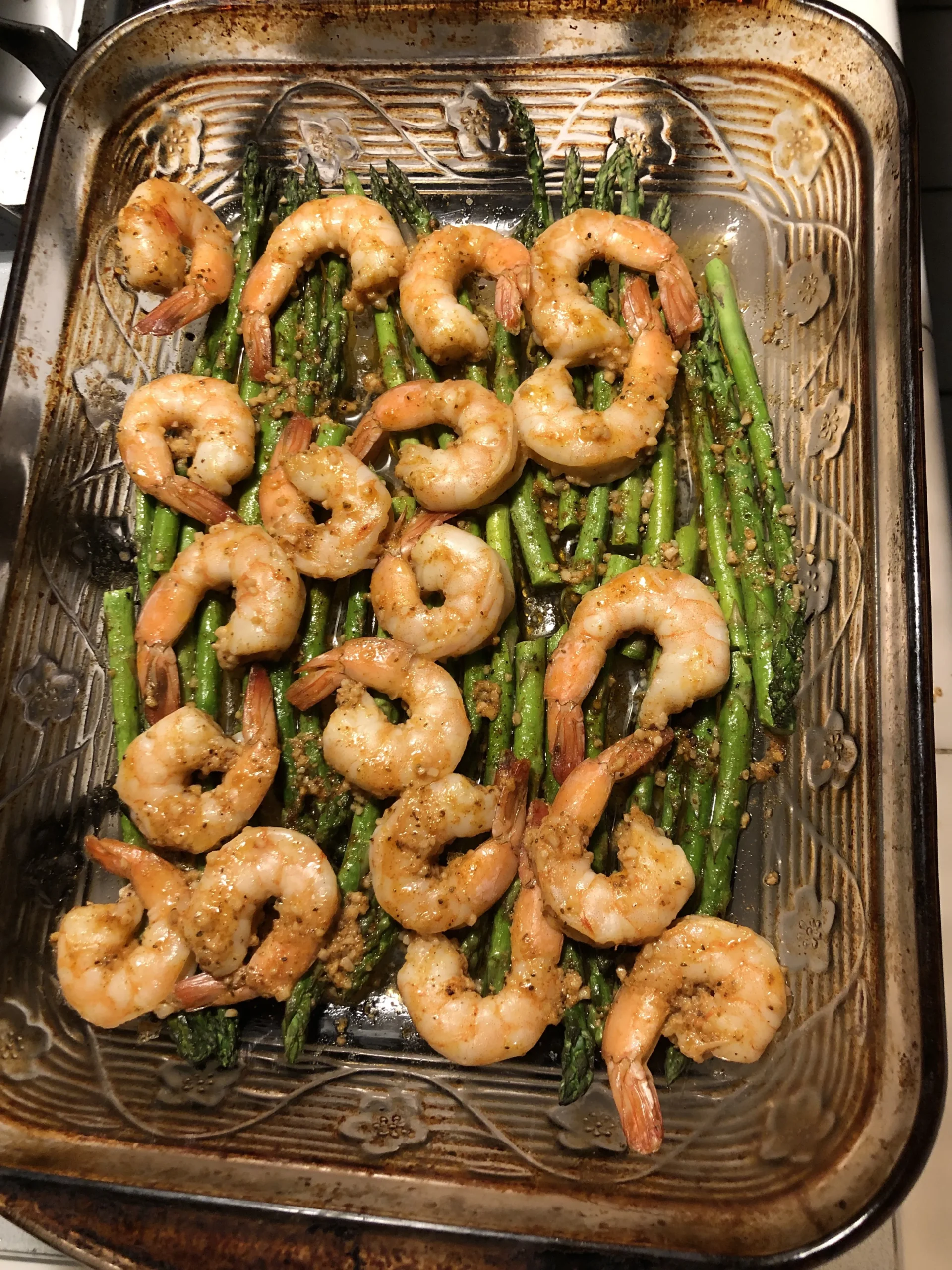 Asparagus and Shrimp Pie