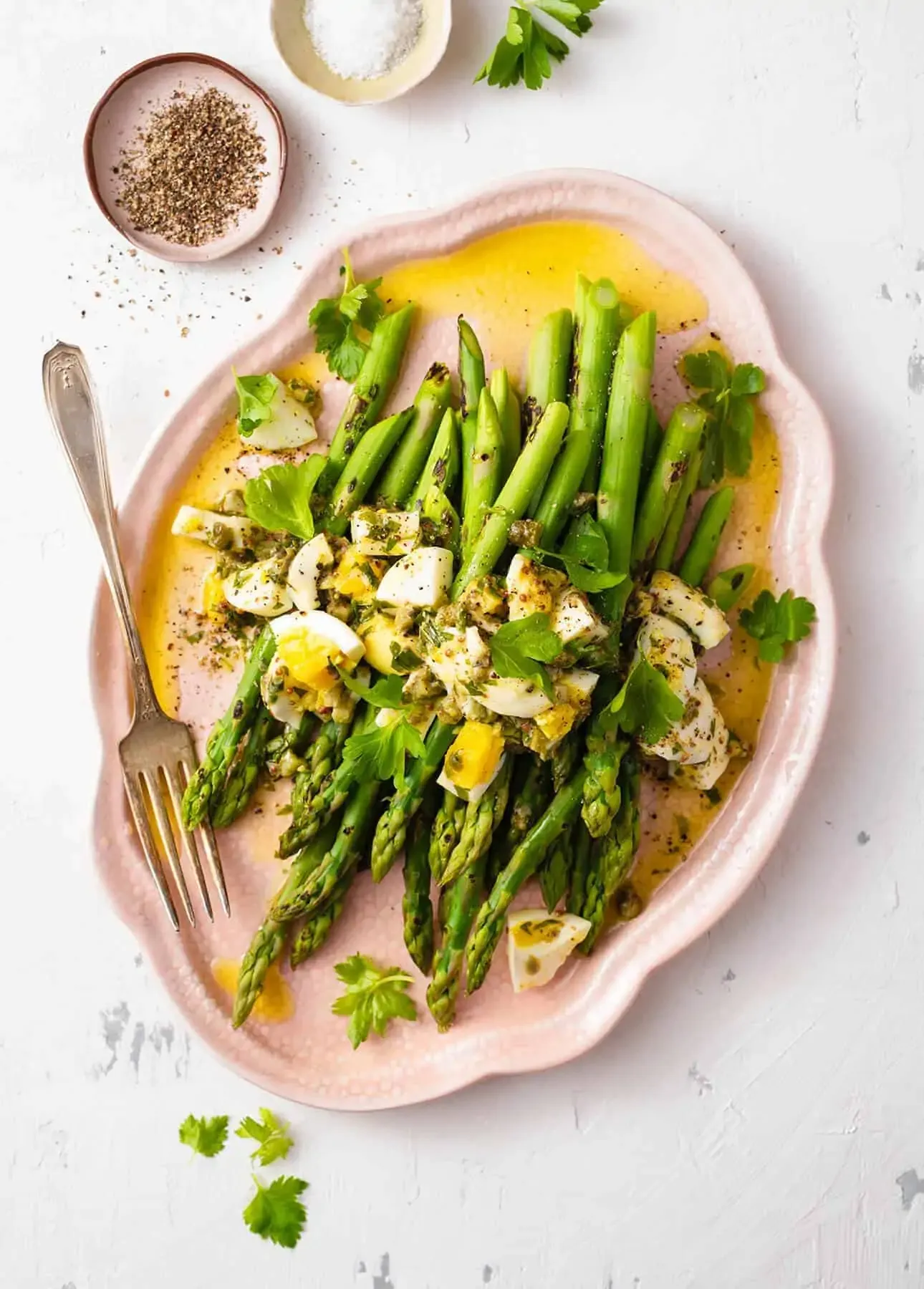 Asparagus with Gribiche Dressing