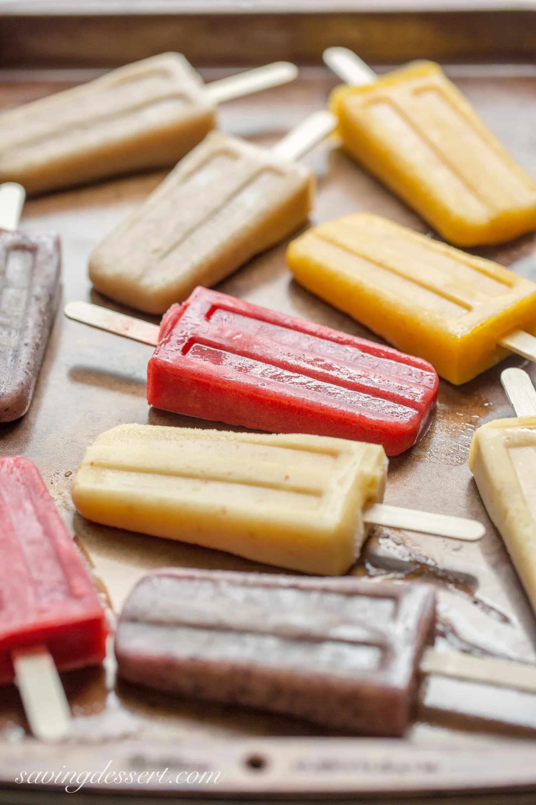 Assorted Fresh Fruit Popsicles