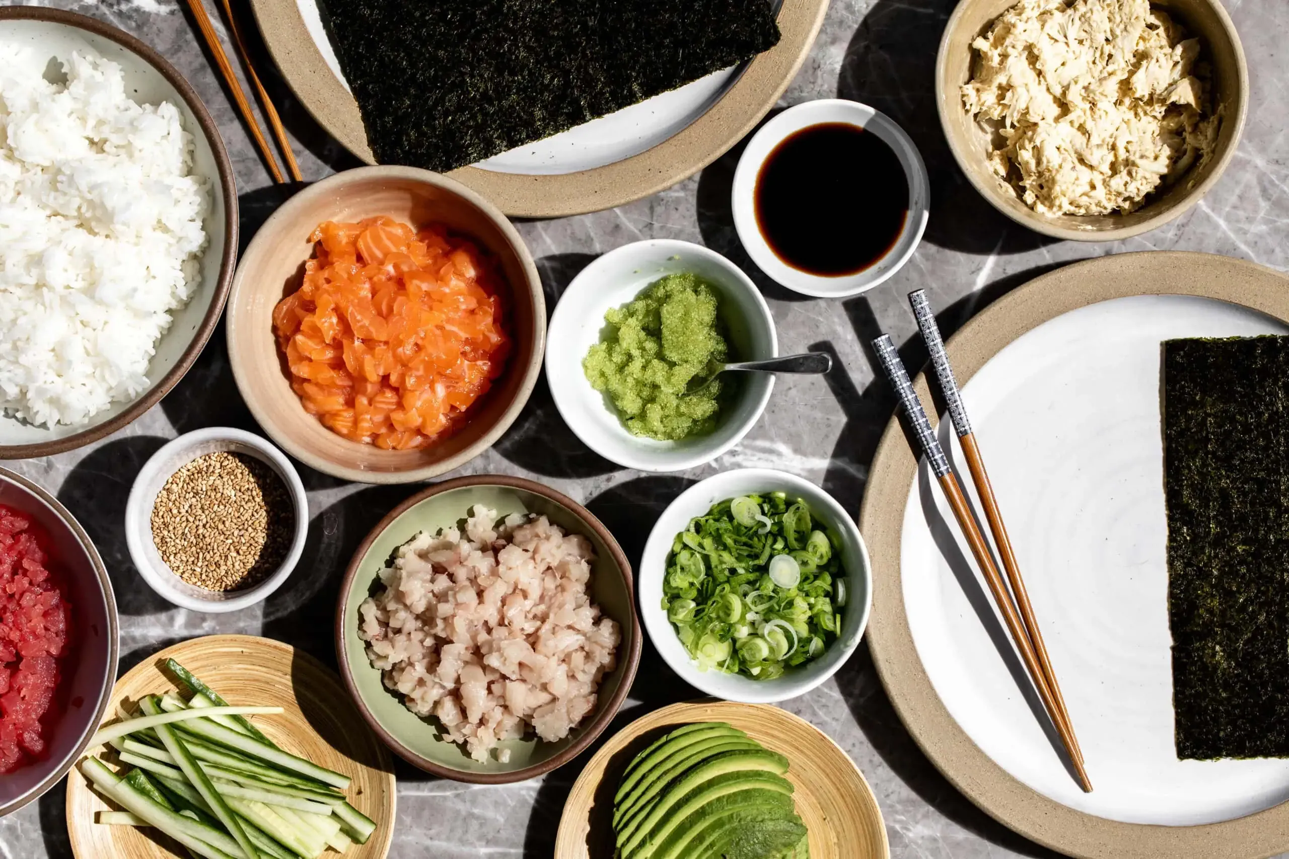 At Home Hand Roll Bar Temaki