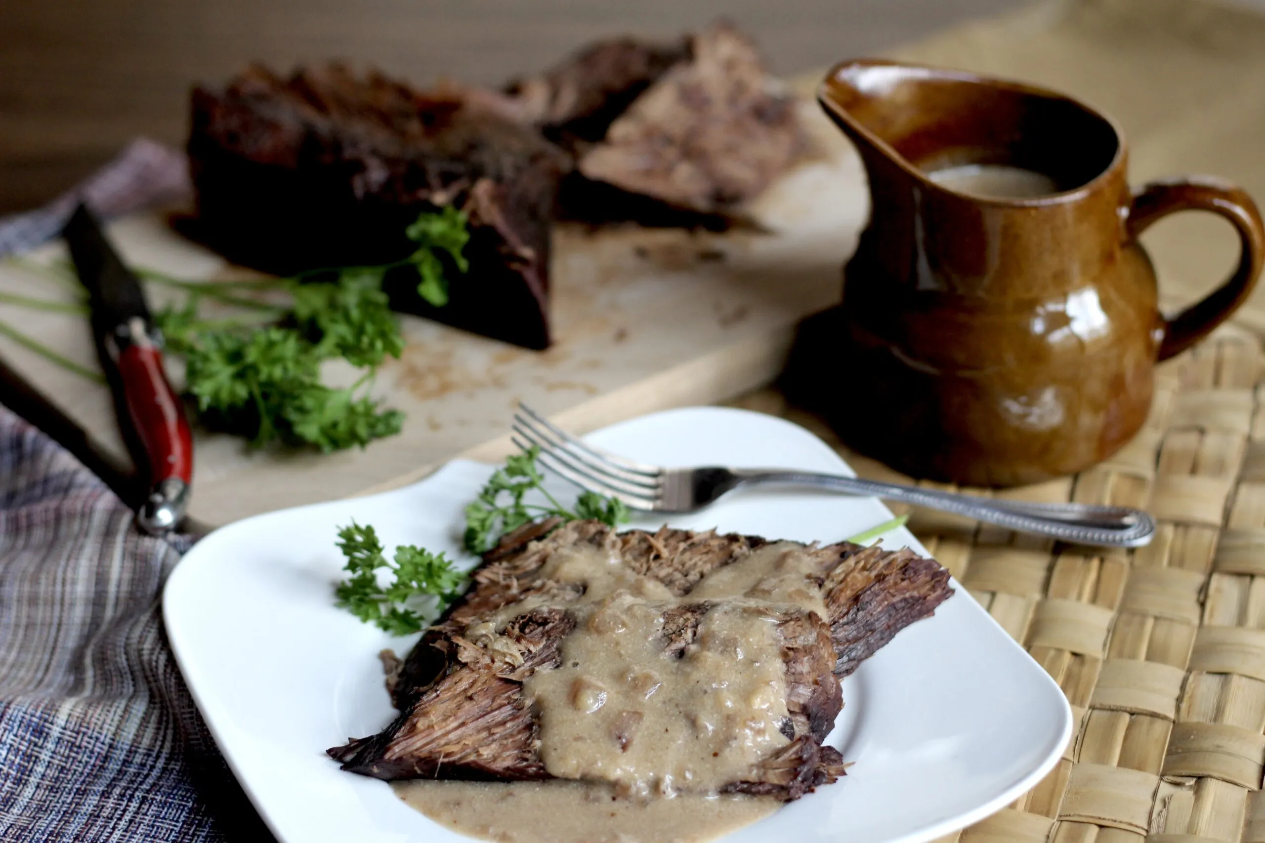 Autumn Pot Roast with Horseradish Sauce