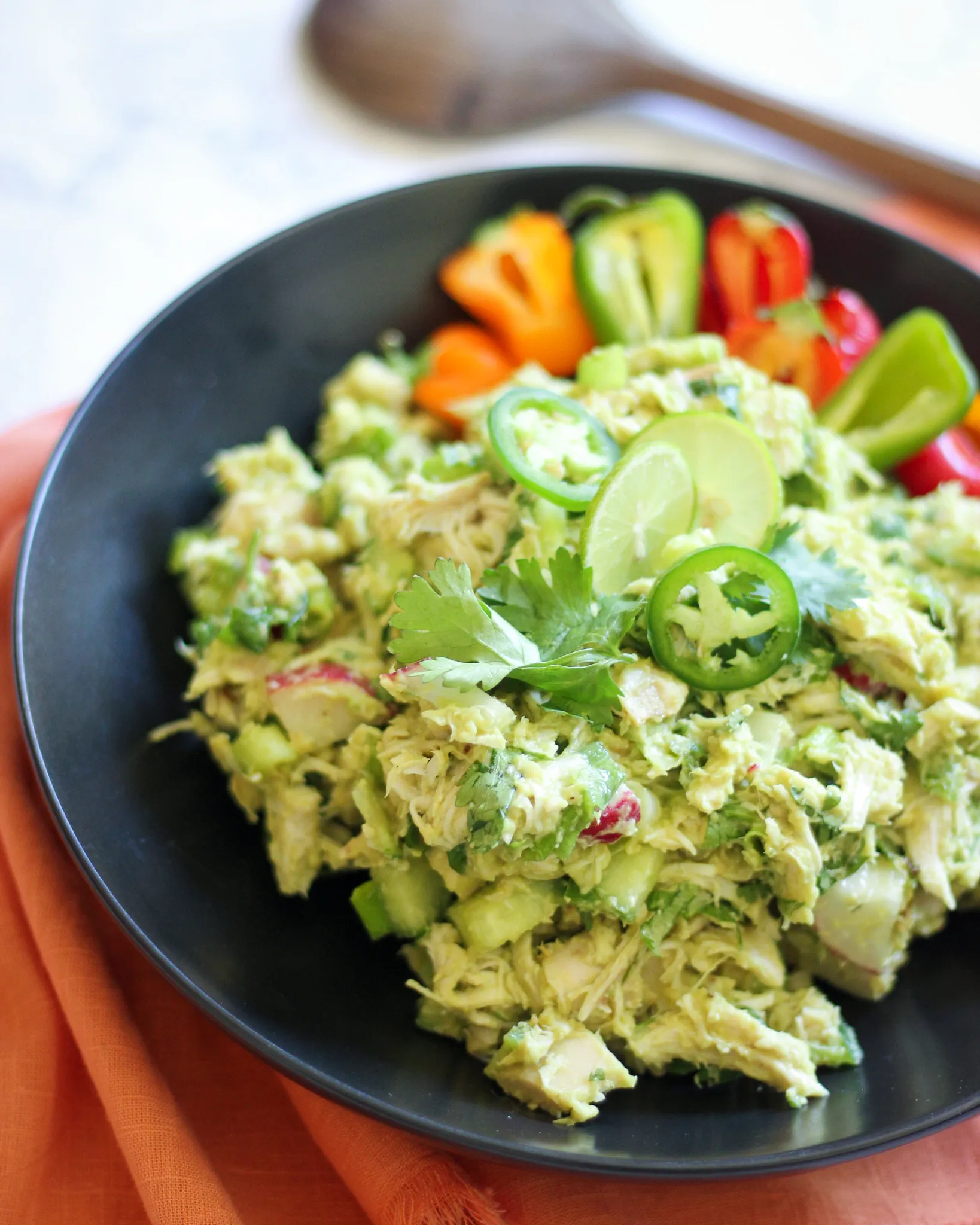 Avocado Chicken Salad No Mayo