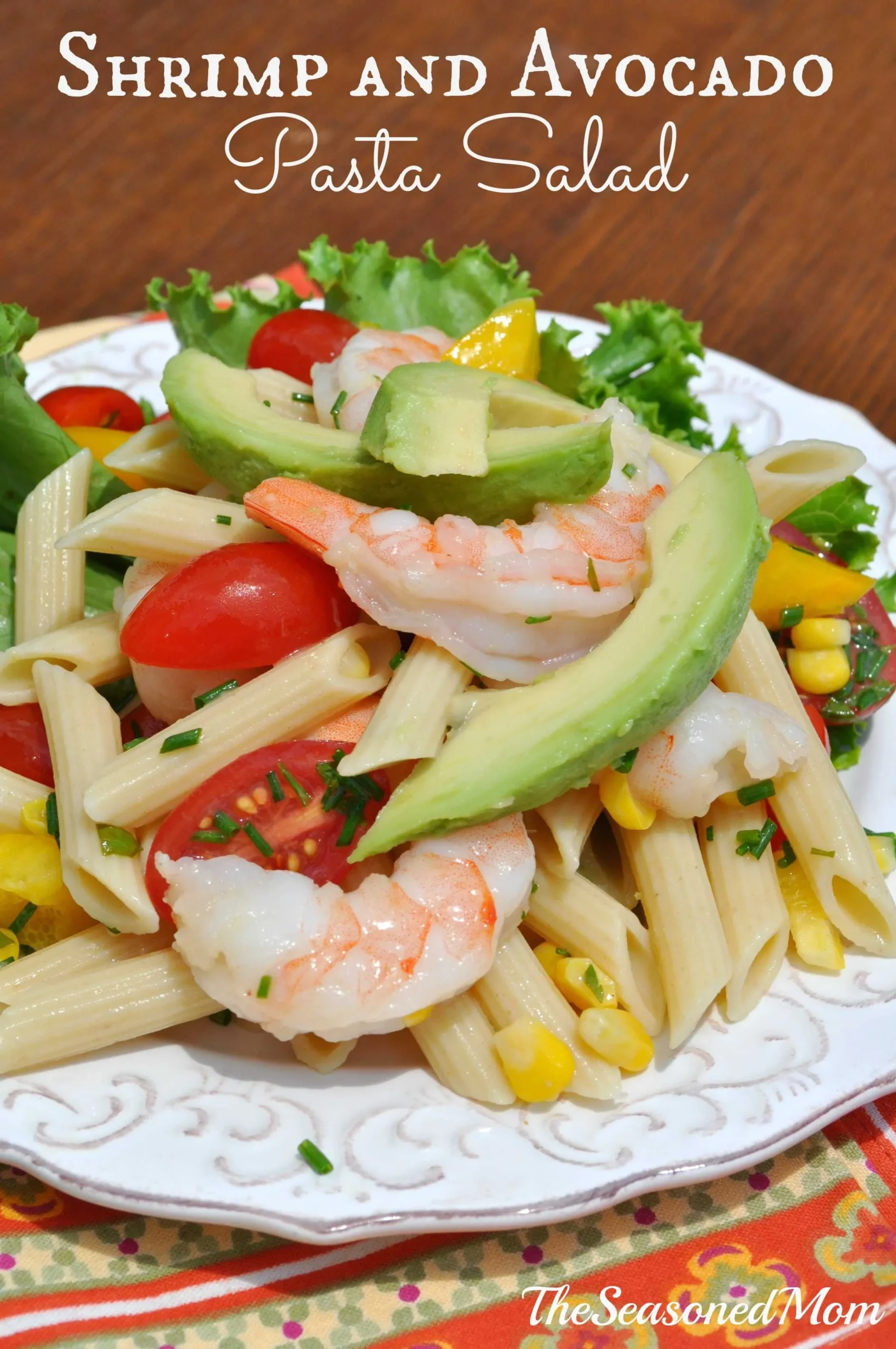 Avocado Shrimp Noodle Salad