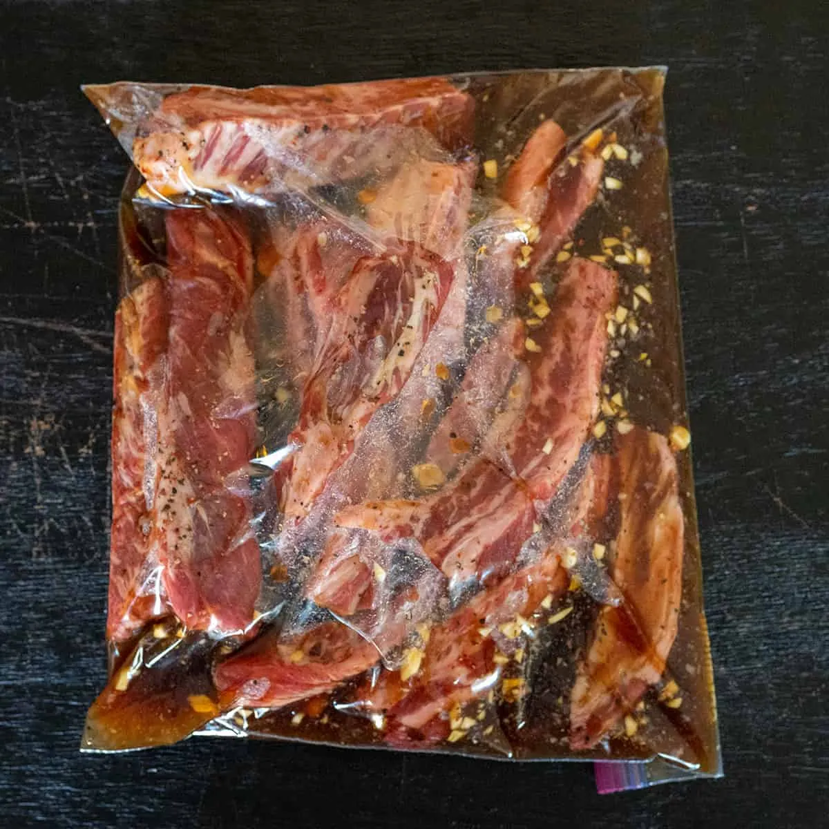BBQ Teriyaki Beef Finger Ribs