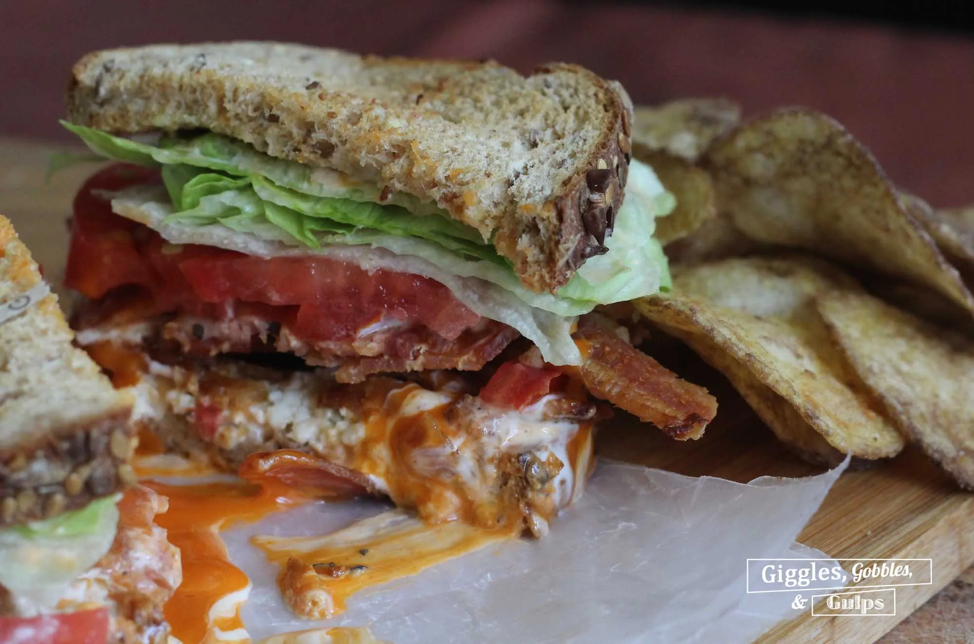BLTs with Blue Cheese Buffalo Aioli
