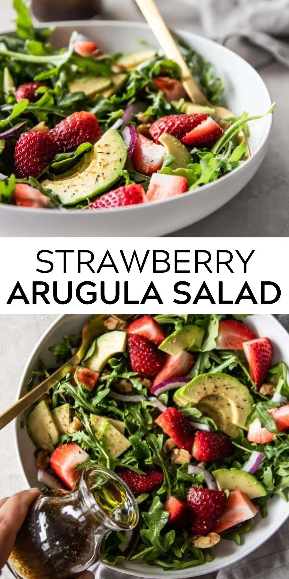 Baby Arugula and Strawberry Salad