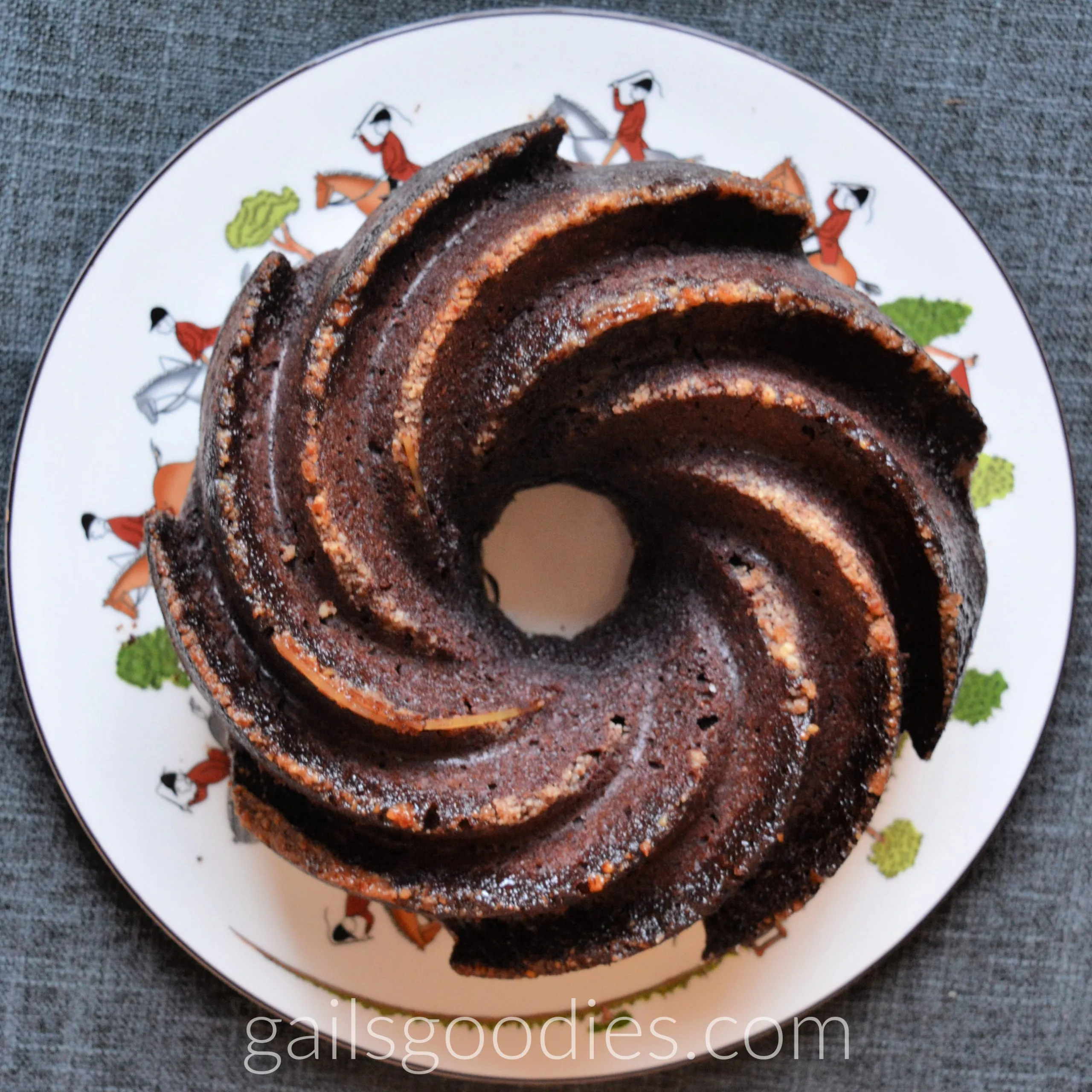 Bacardi Double Chocolate Rum Cake