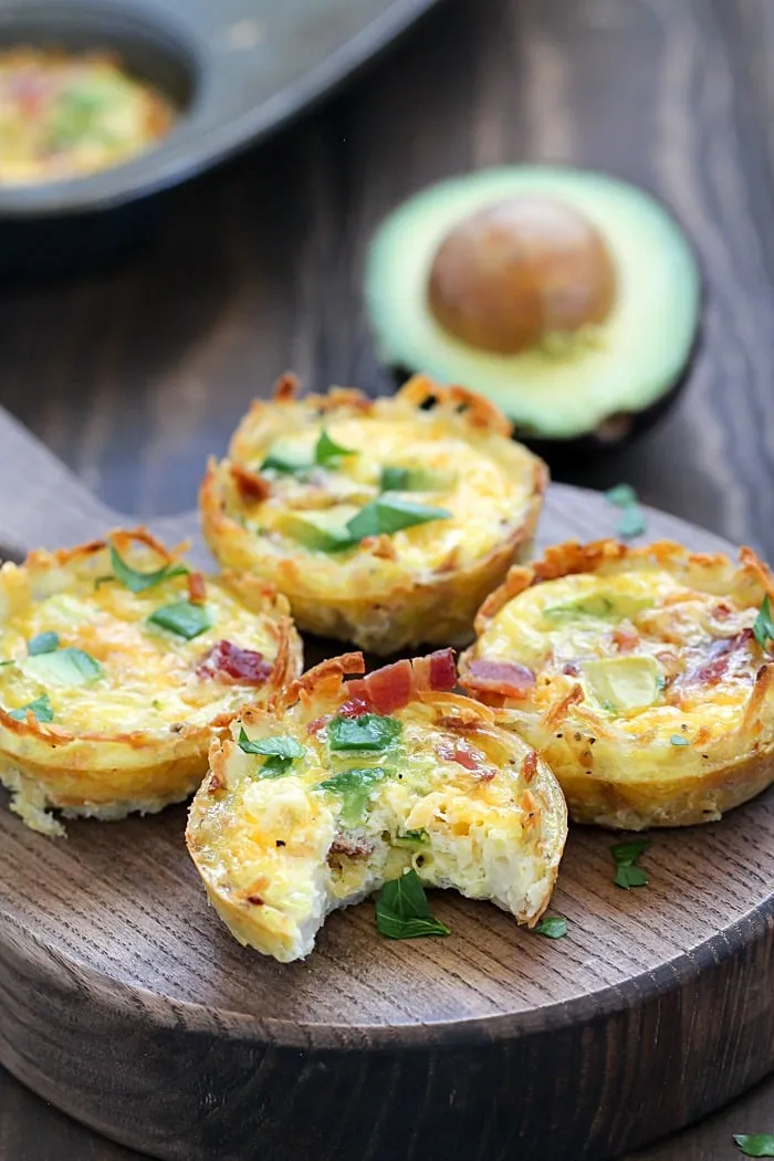Bacon Avocado Egg Cups