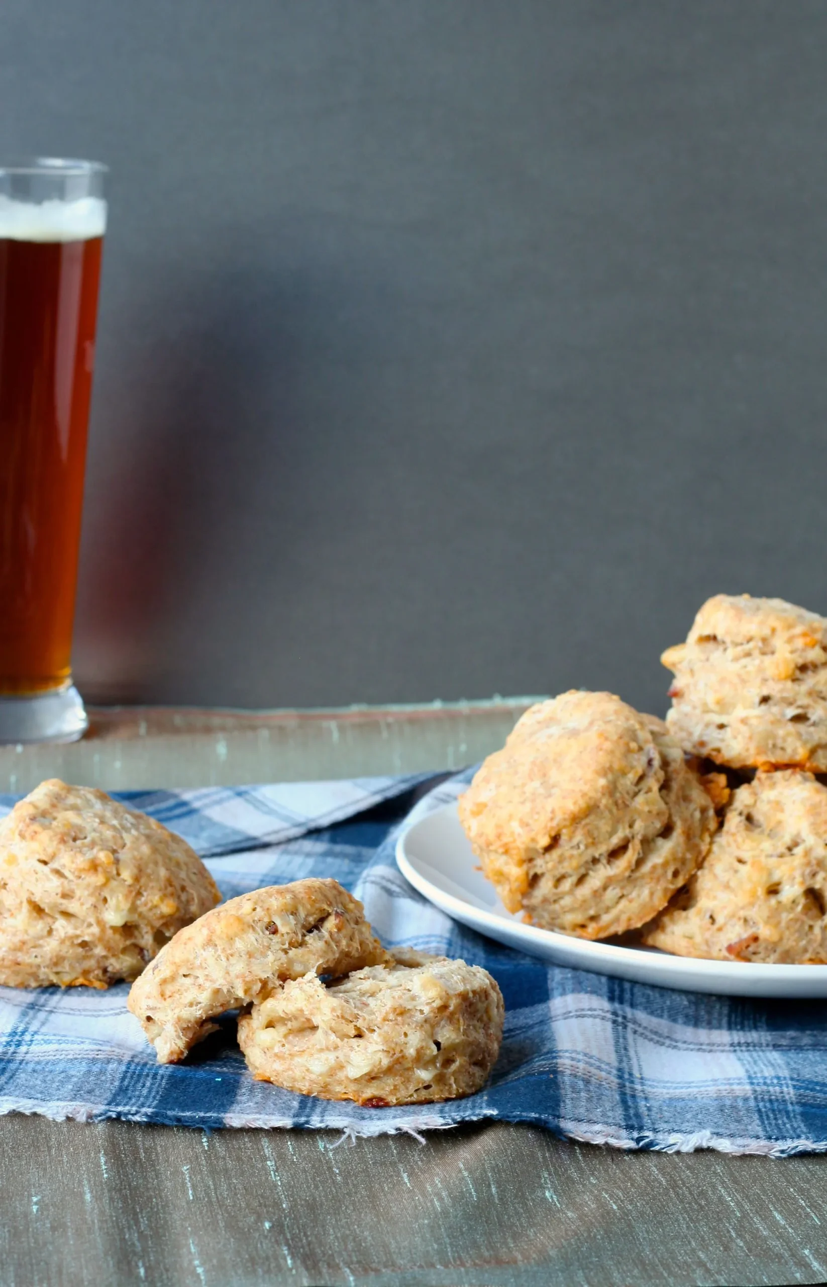 Bacon Beer Bread Drop Biscuits
