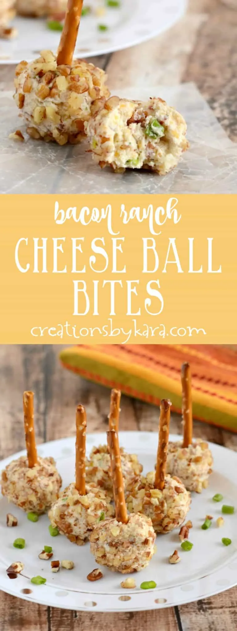 Bacon Cheese Ball Bites