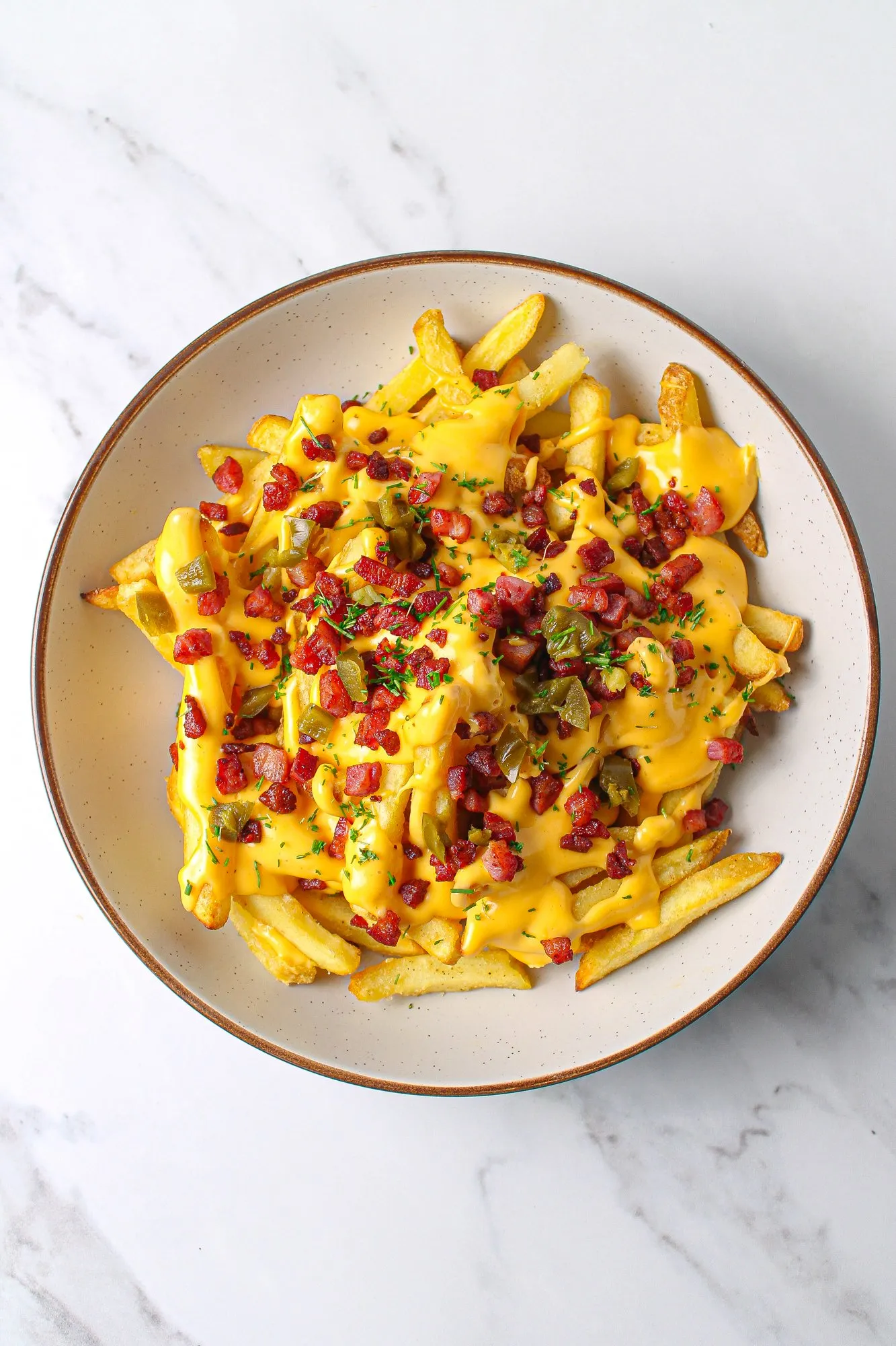 Bacon Cheese Loaded French Fries
