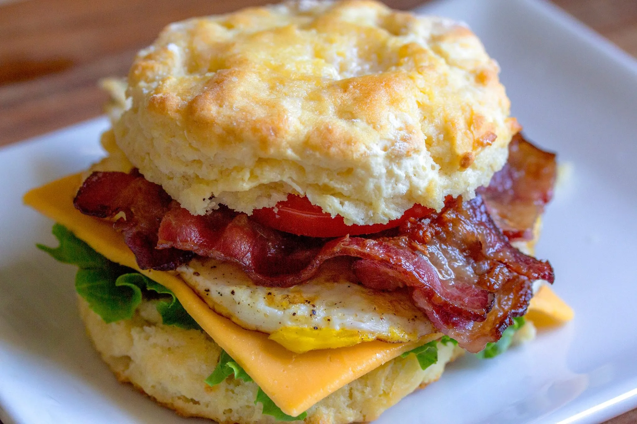 Bacon Egg Breakfast Biscuits
