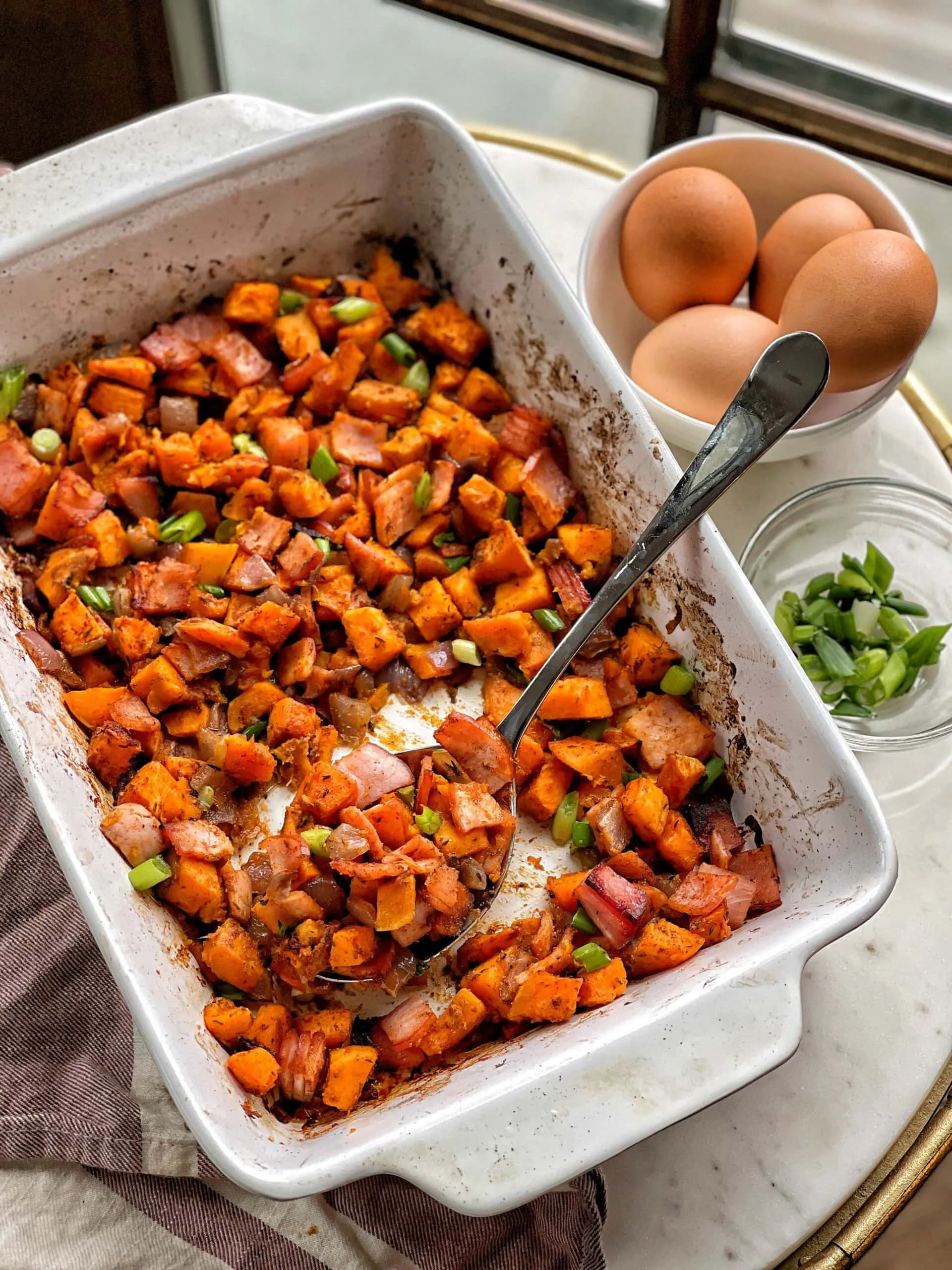 Bacon Sweet Potato Hash