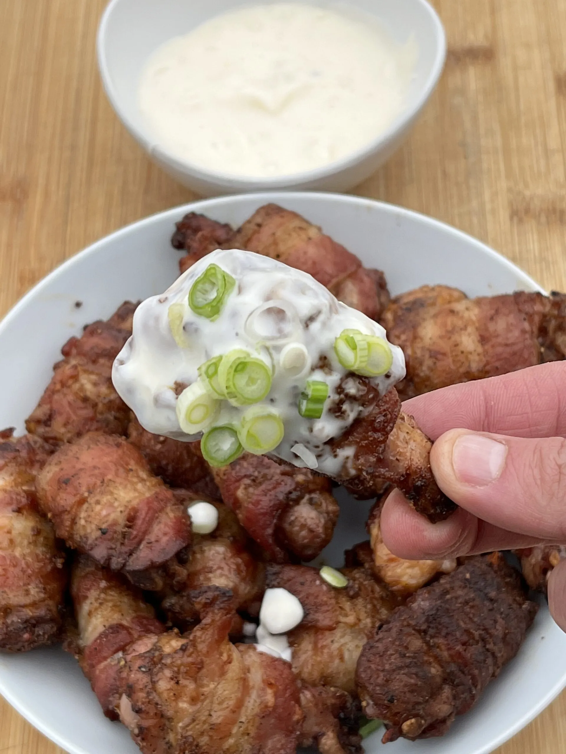 Bacon Wrapped Chicken Wings