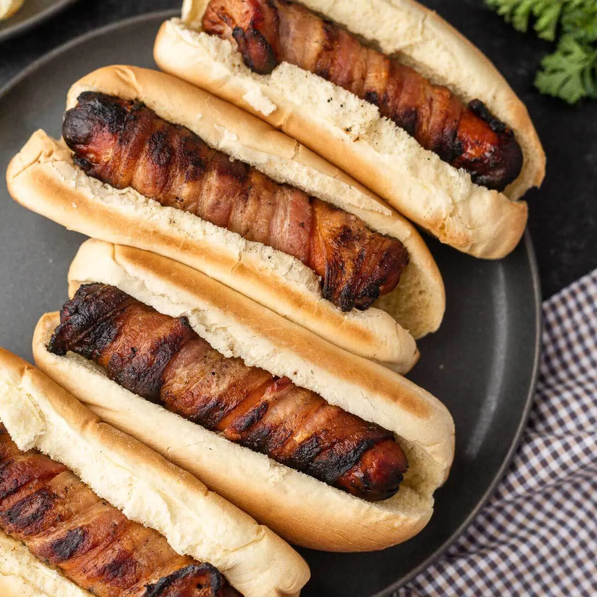 Bacon Wrapped Hot Dogs