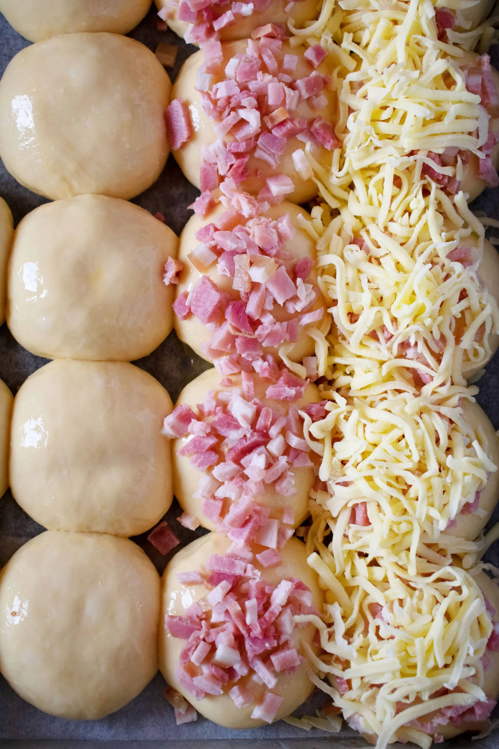 Bacon and Cheese Rolls
