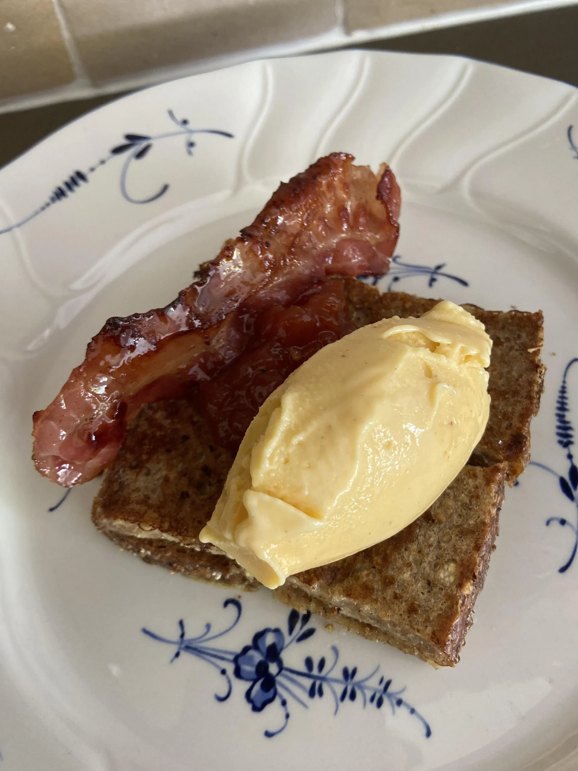 Bacon and Egg Ice Cream